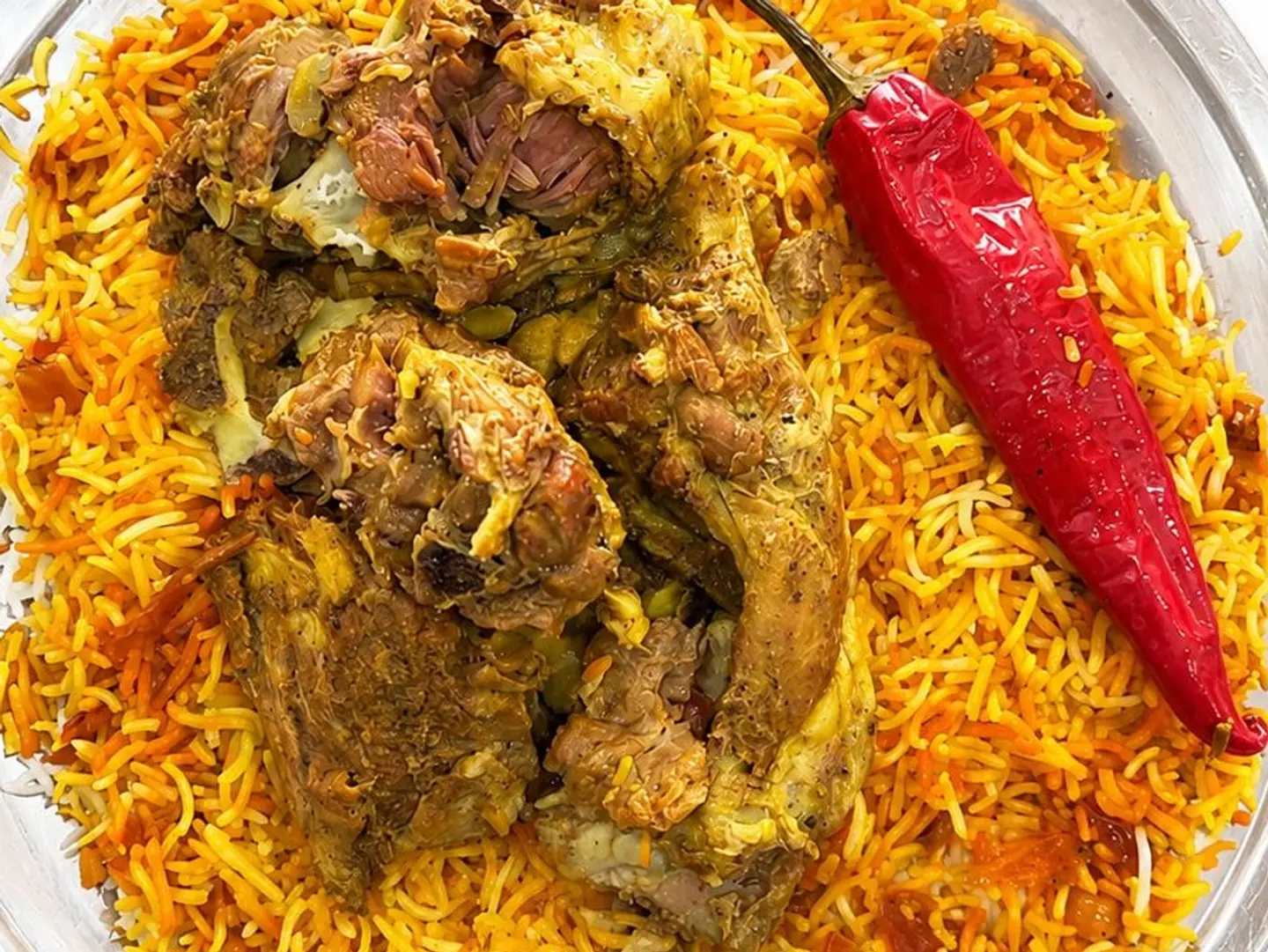 One Serving Of Meat Kabsa