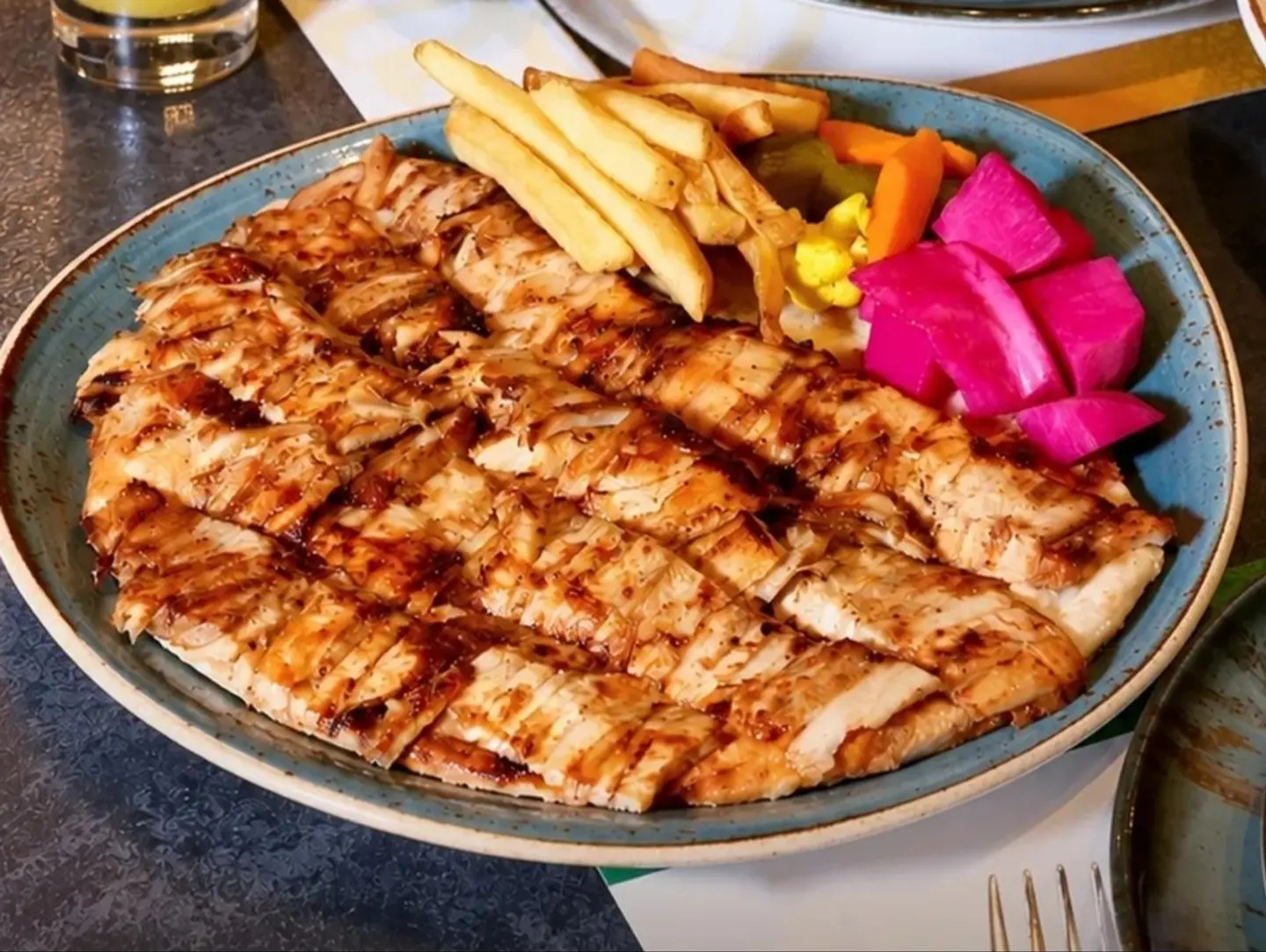 طبق كص دجاج