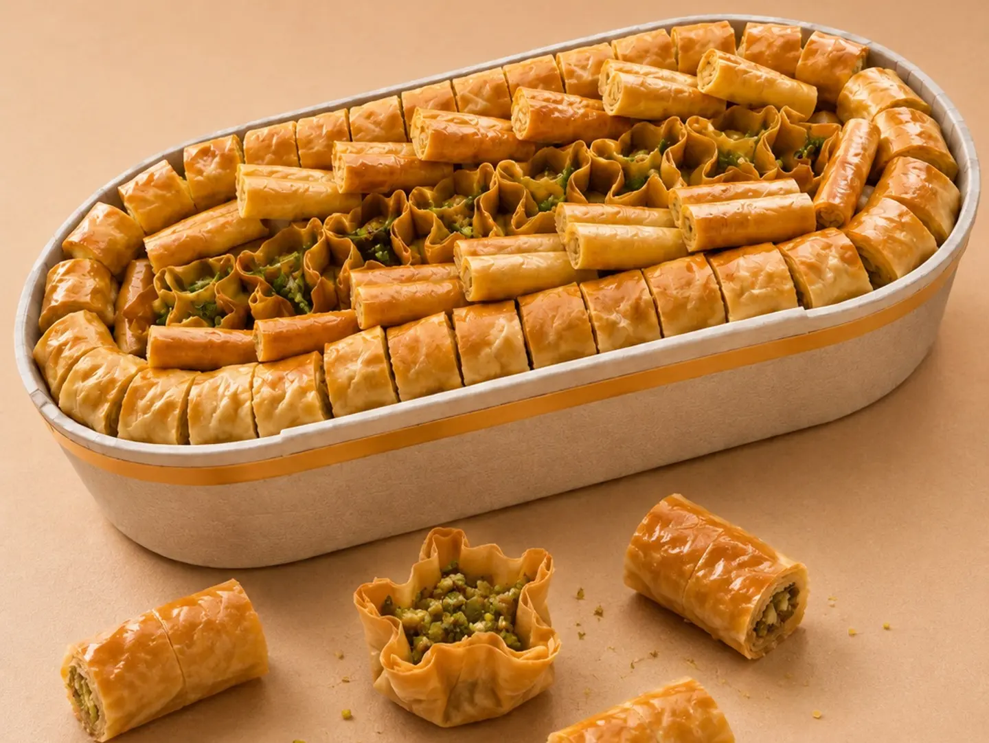 Tray Of Oriental Baklava