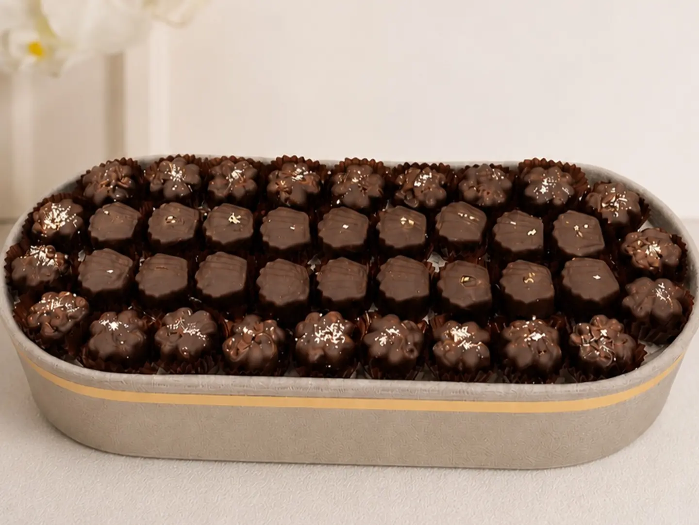 Oval Chocolate Tray