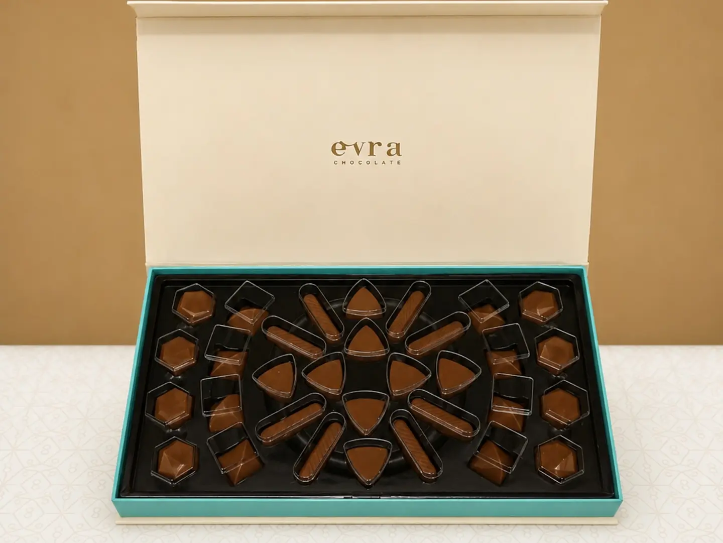Box Of Fruit Flavored Feuilletine Chocolates