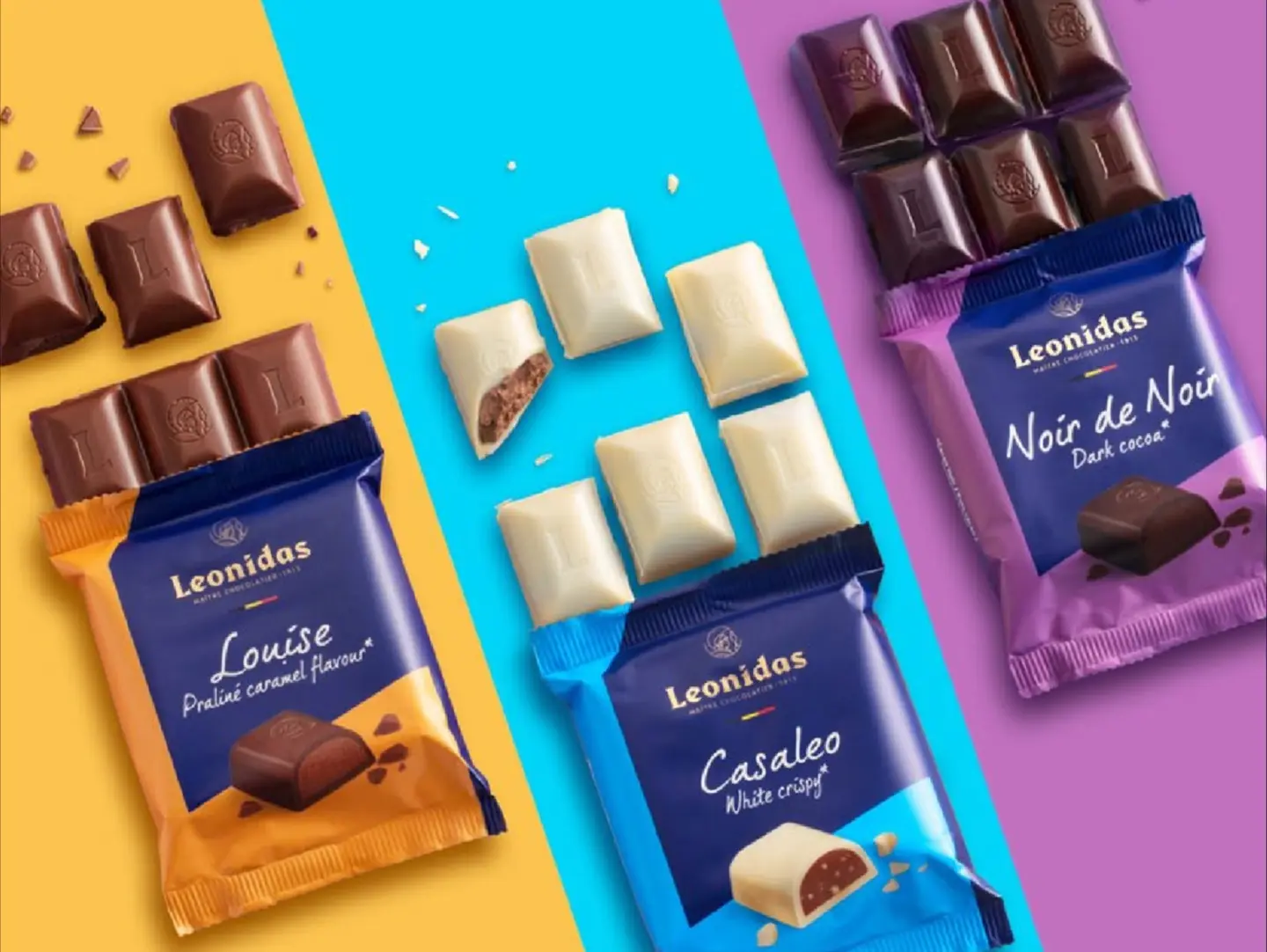 Filled Chocolate Bars 3 Bars