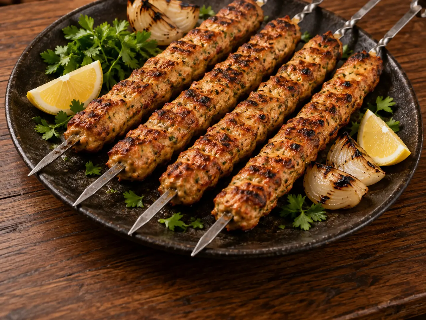 One Portion Of Chicken Kebab