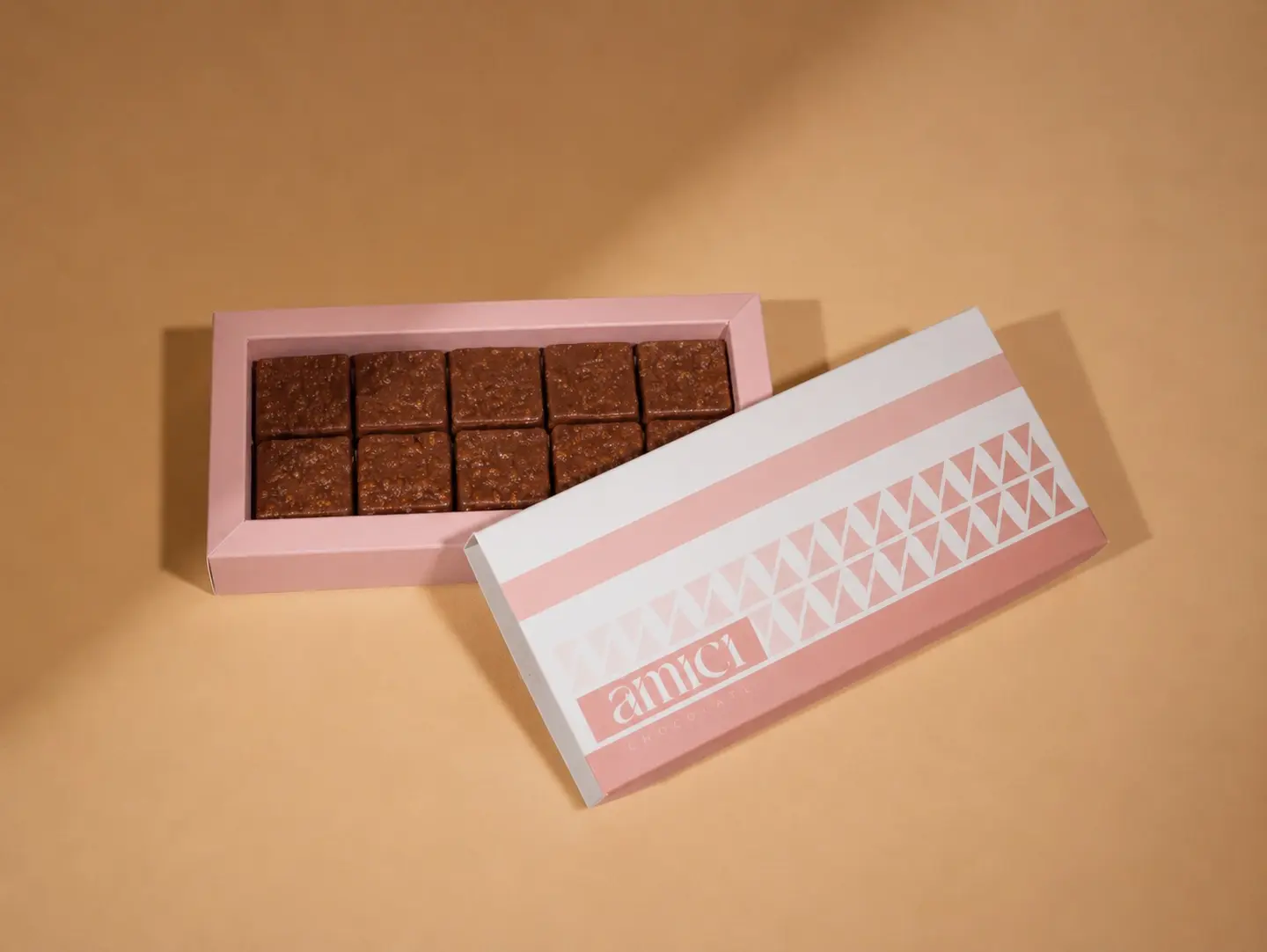 Box Of Cap Chocolates Red