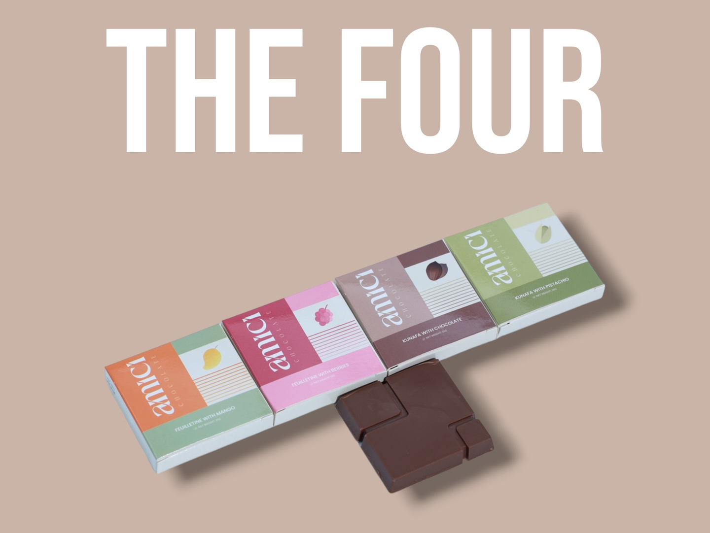Four Small Chocolate Bars