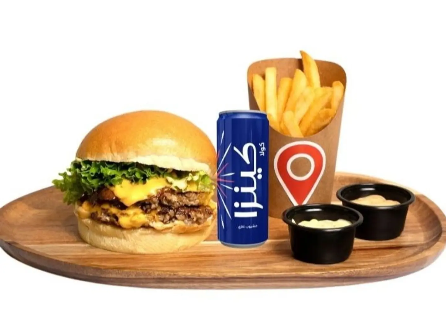 Double Burger Au Bœuf