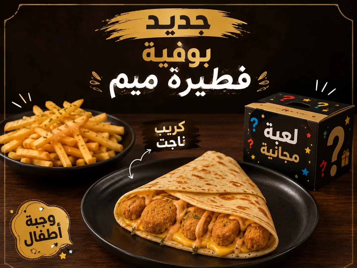 وجبه اطفال كريب
