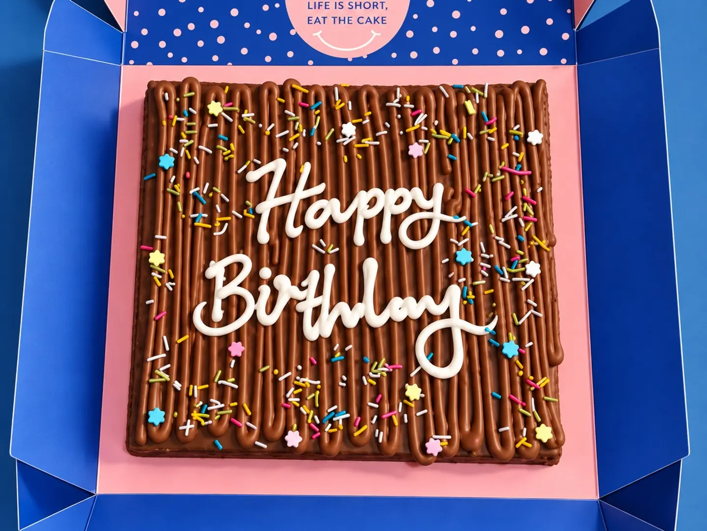 Birthday Brownies Cake