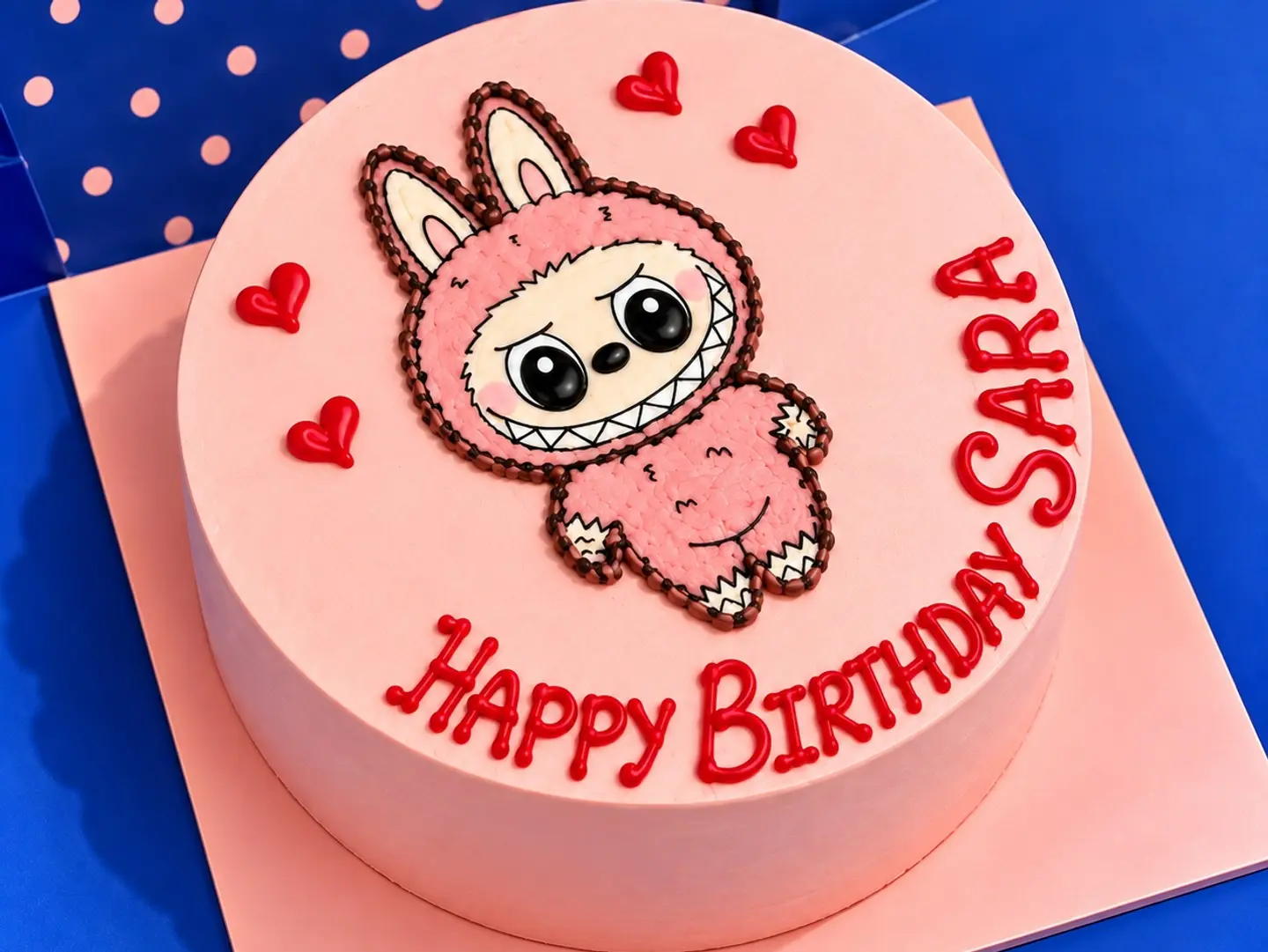 Labubu Cake Pink