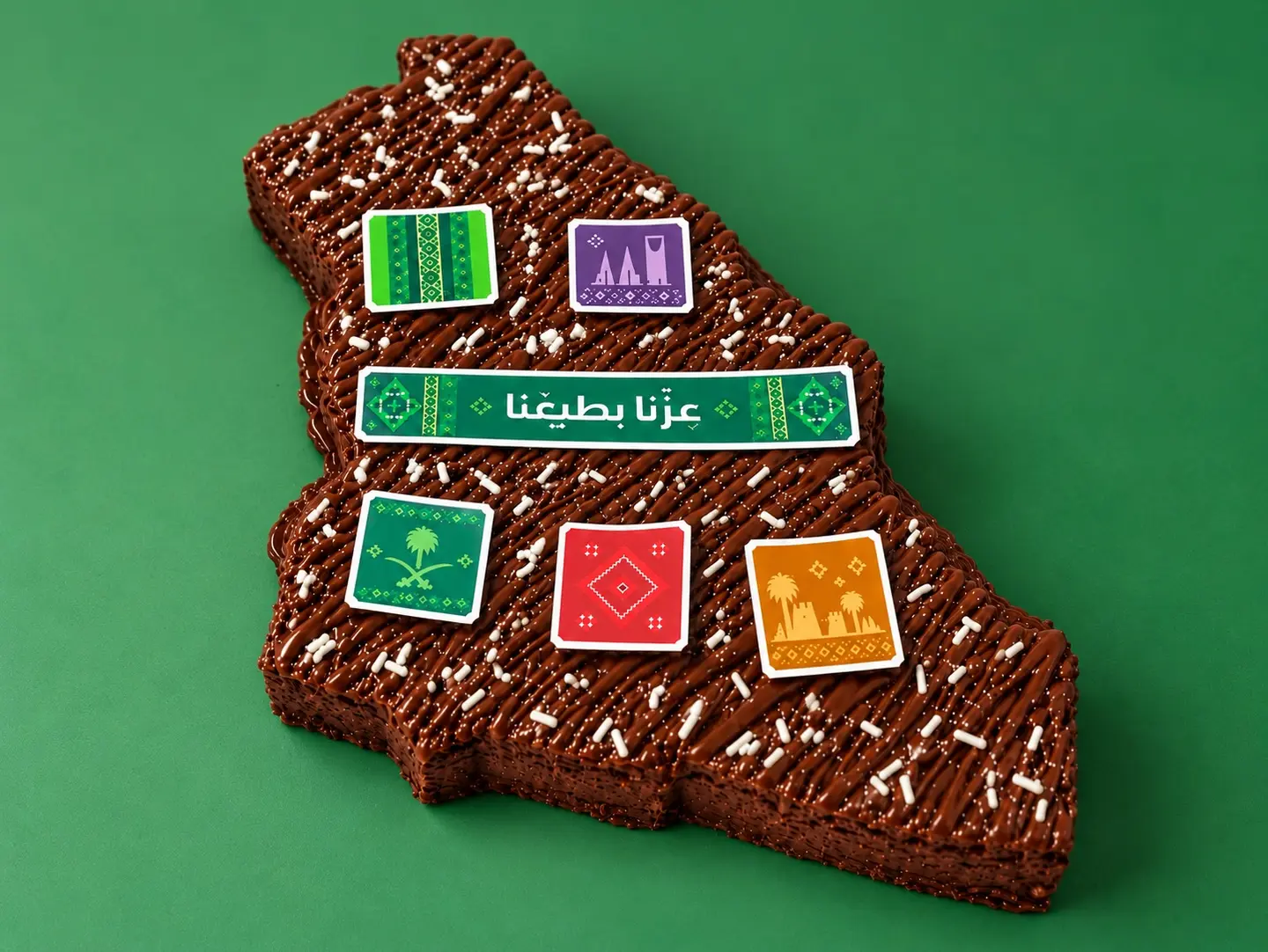 National Day Brownies Sweet Box Cake
