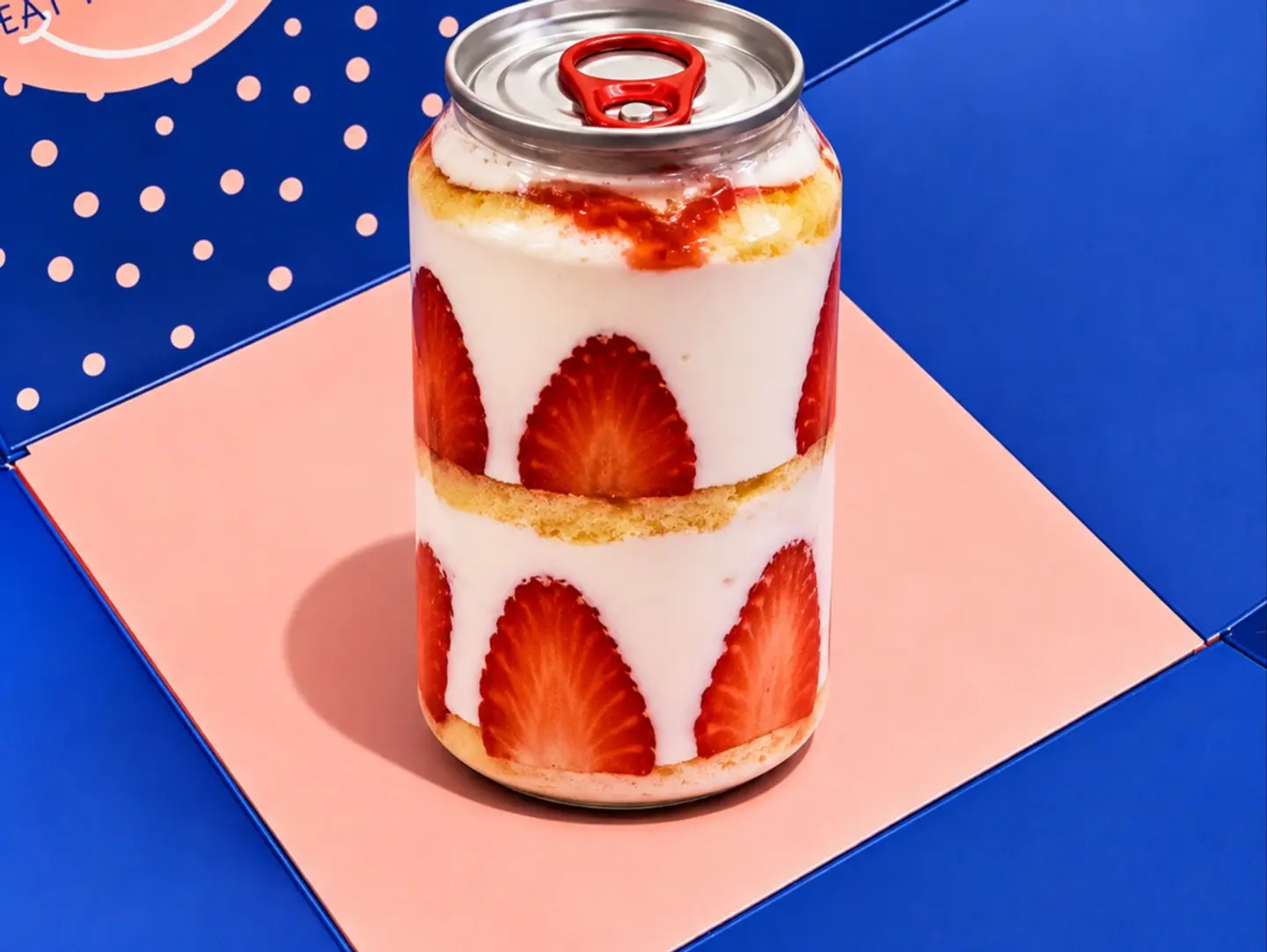 Strawberry Cups Cake