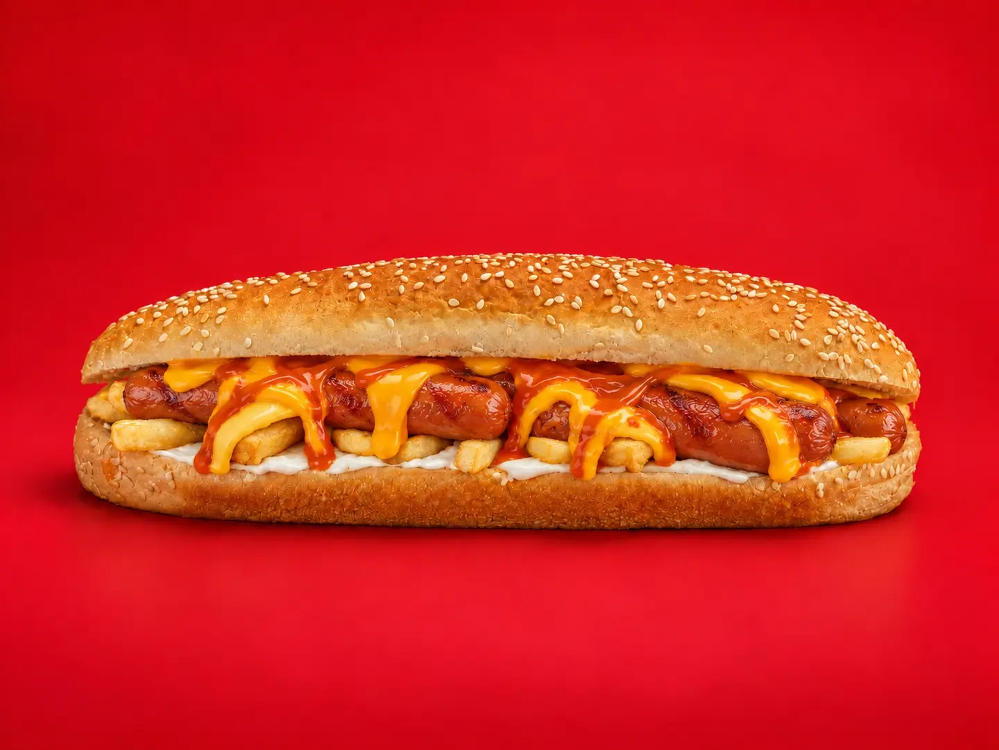 Jumbo Sausage Sandwich