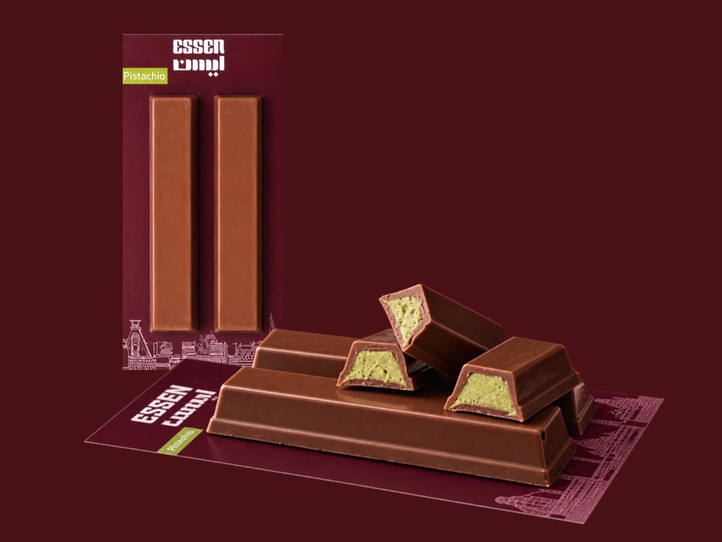 Pistachio Chocolate Fingers