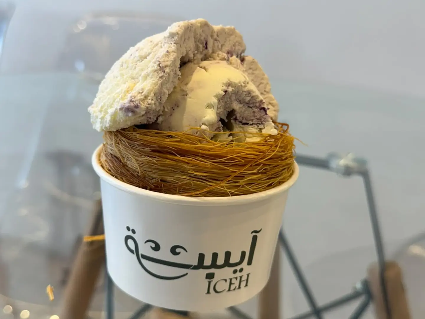 Kunafa Cup Ice Cream - Soft