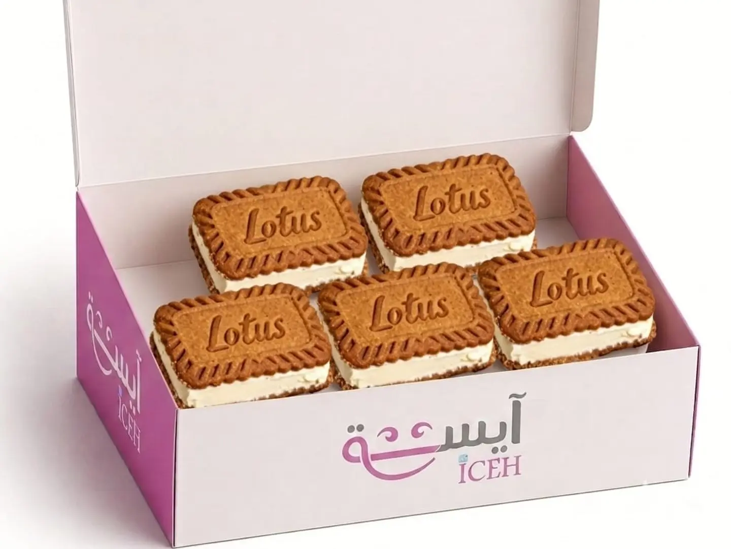 Lotus Ice Cream Box
