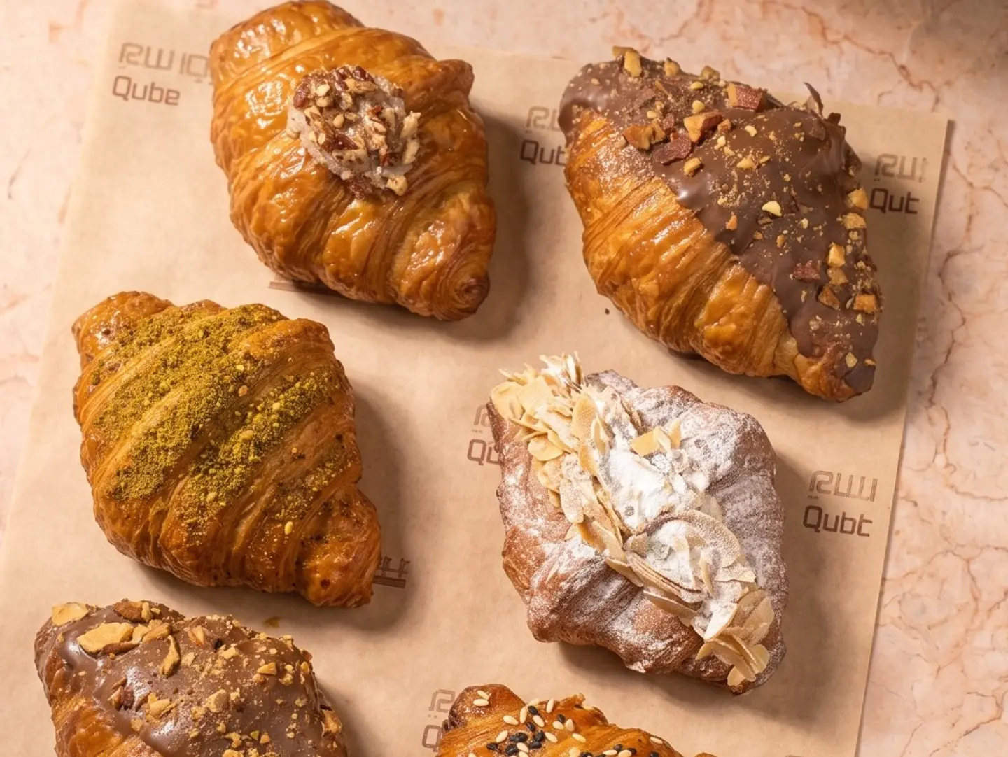 Sweet Mini Croissant Selection - Medium Box (6 Pieces)