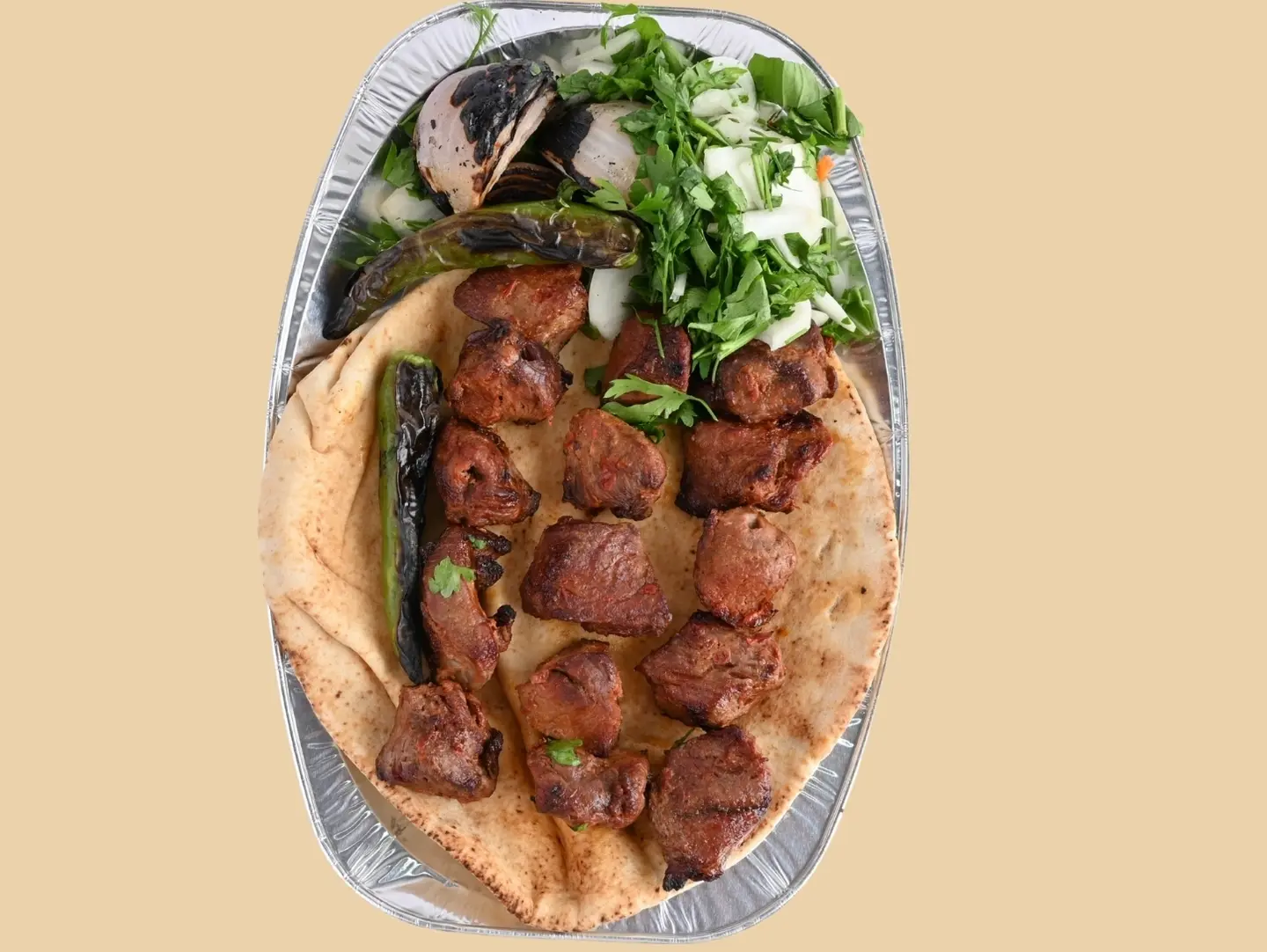 Lamb Skewers - For One Person