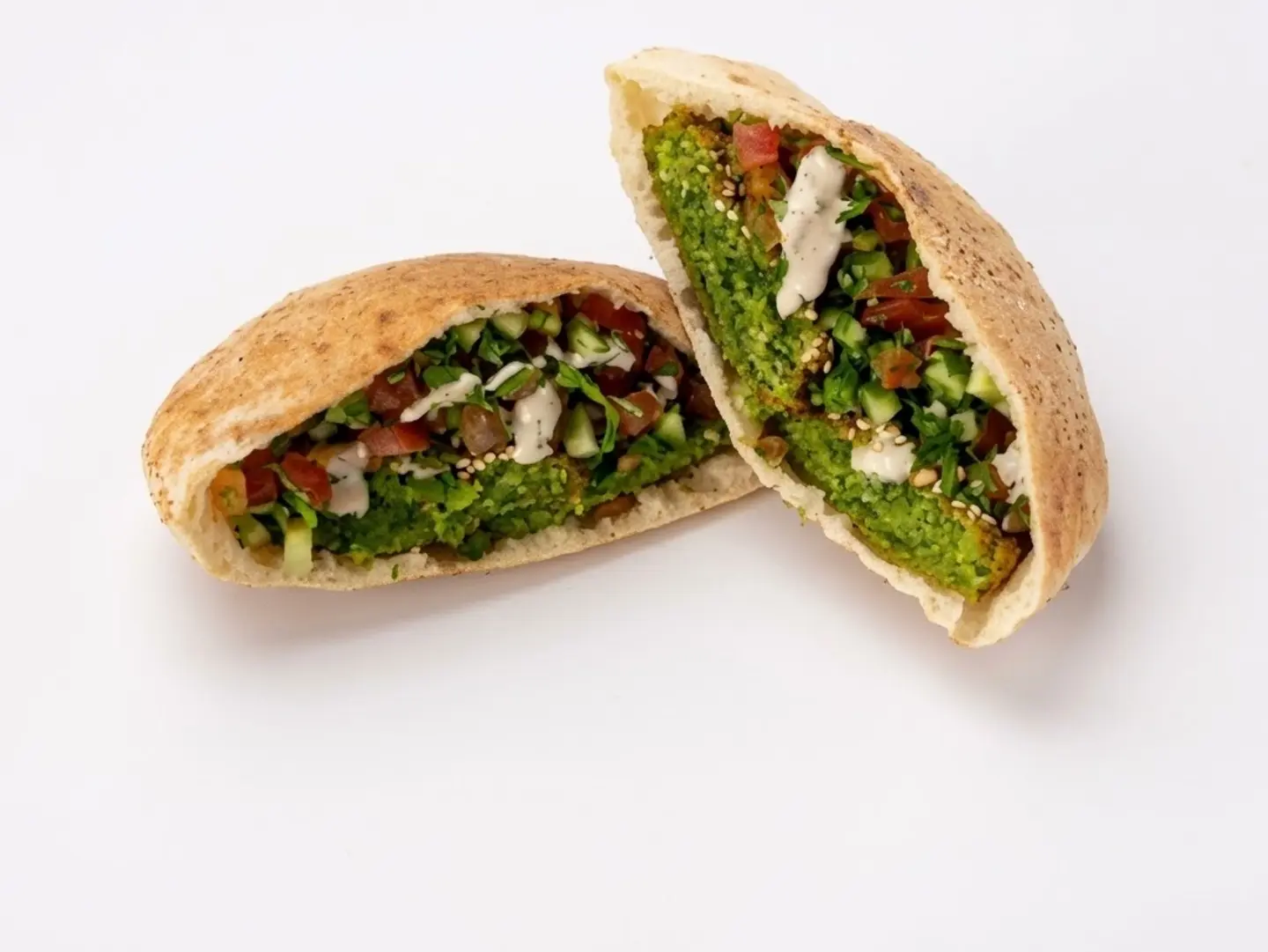Potato Felafel Sandwich