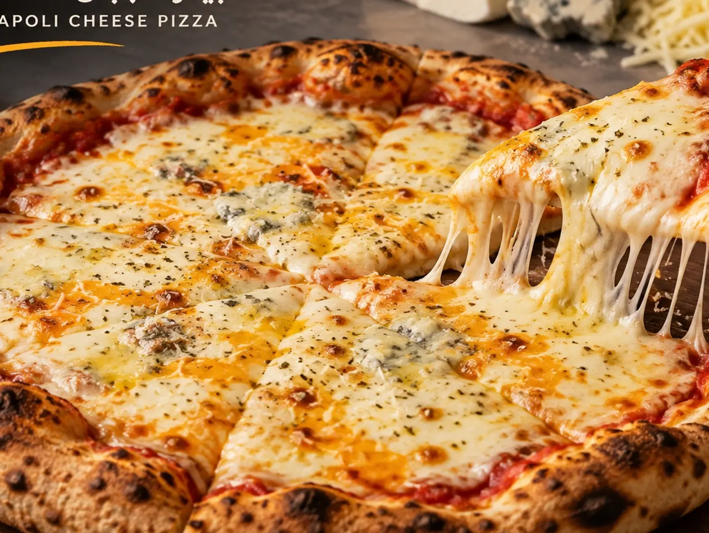 The Three Cheeses Of The Naples Pizza - The Three Small Cheese Pizza