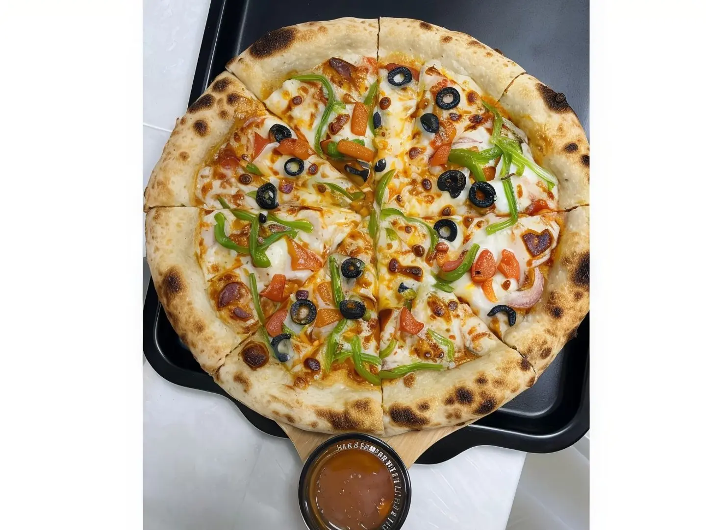 Vegetable Pizza - Pizza Naples, Small Vegetables