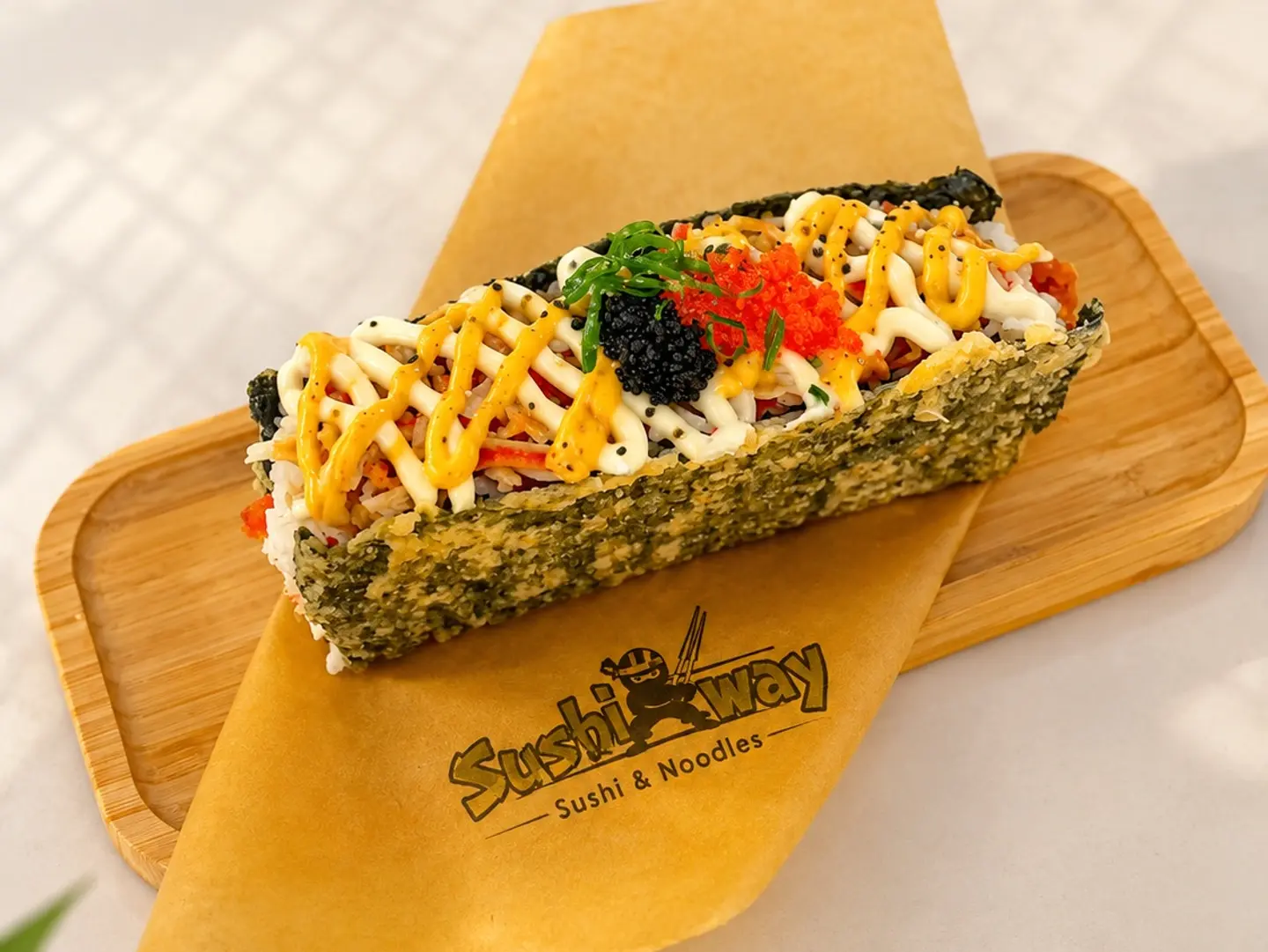 Shrimp Sushi Taco