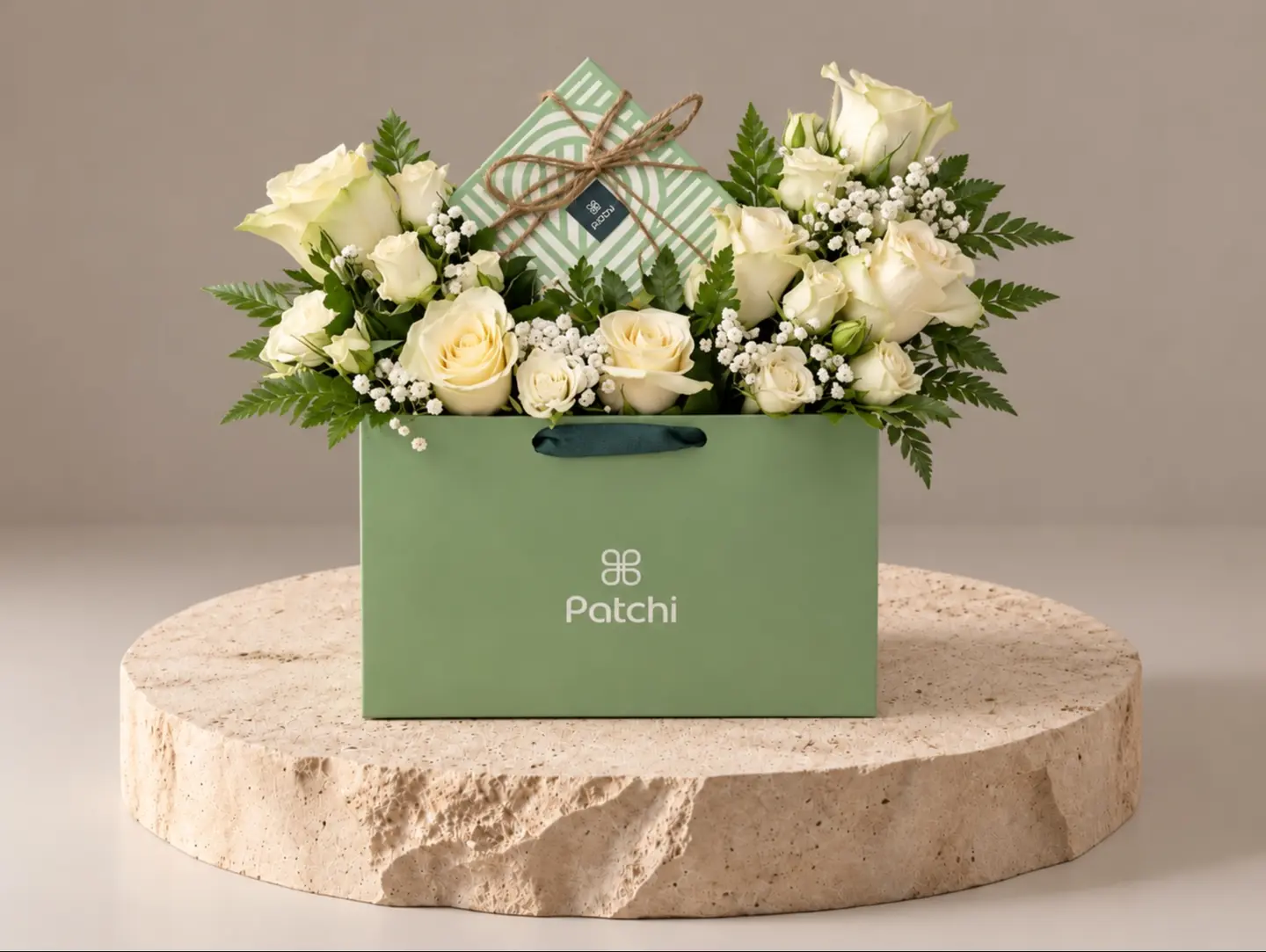 Rose With Patchi Chocolate 8