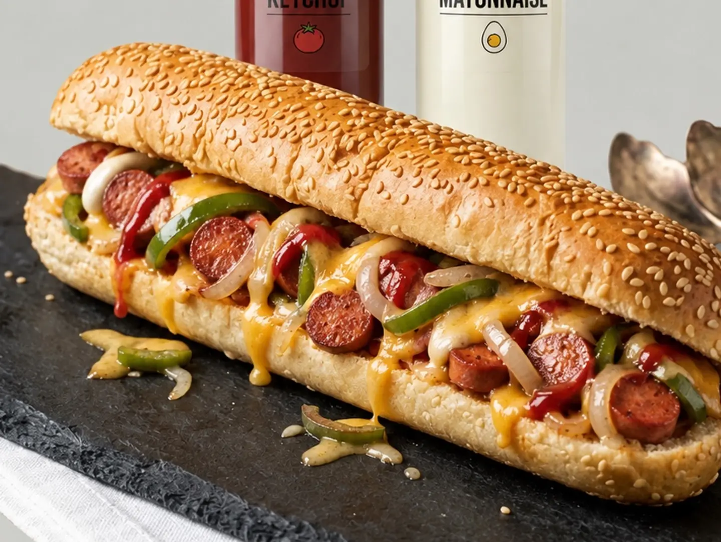 Brioche Sausage Sandwich