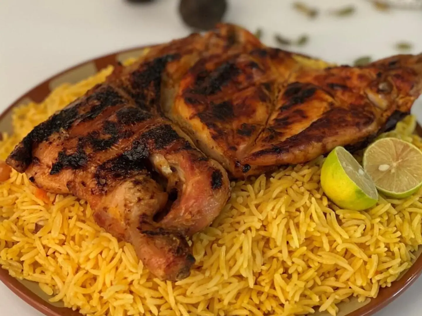 حبة دجاج شواية - نص حبة رستو