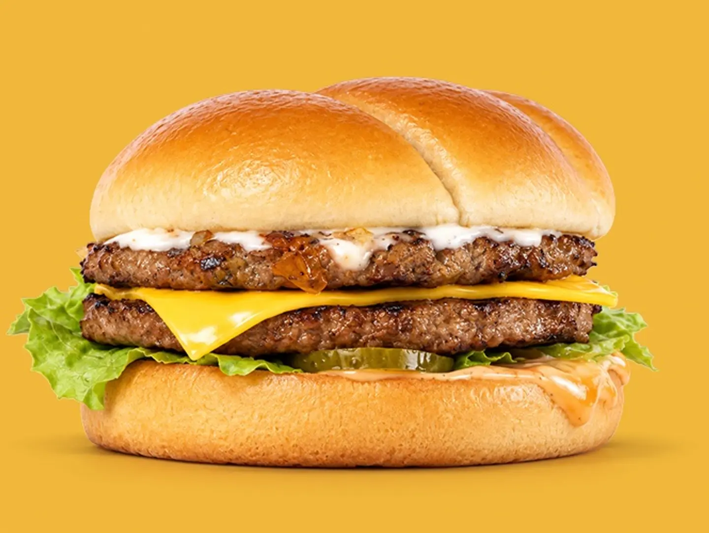 Double Beef Burger Sandwich