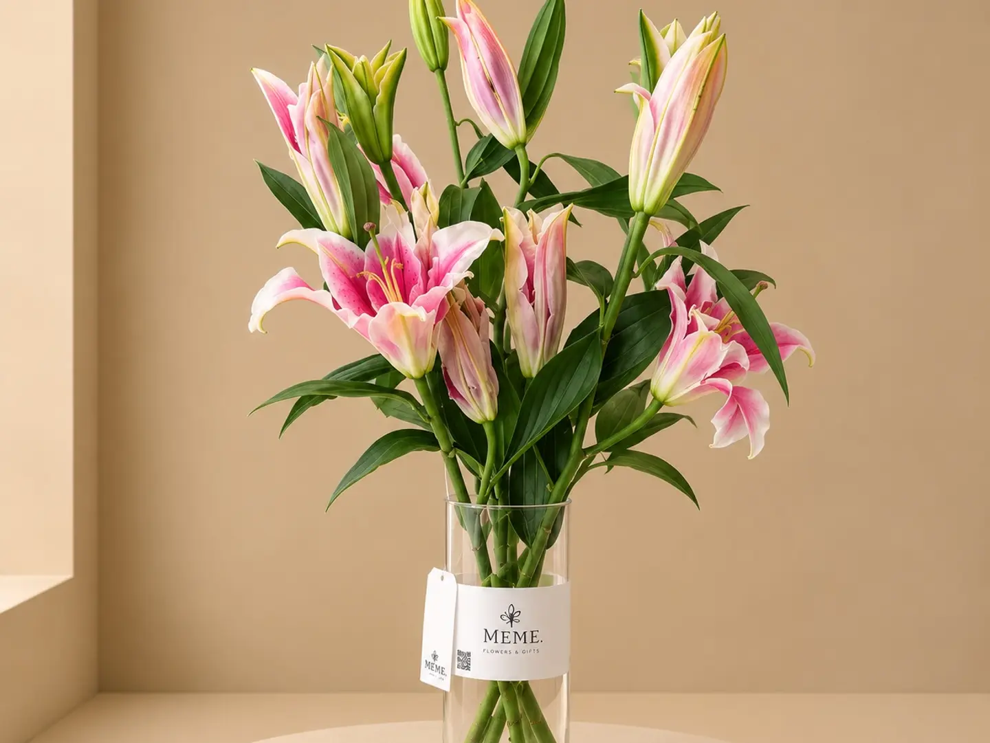 Pink Casablanca Vase