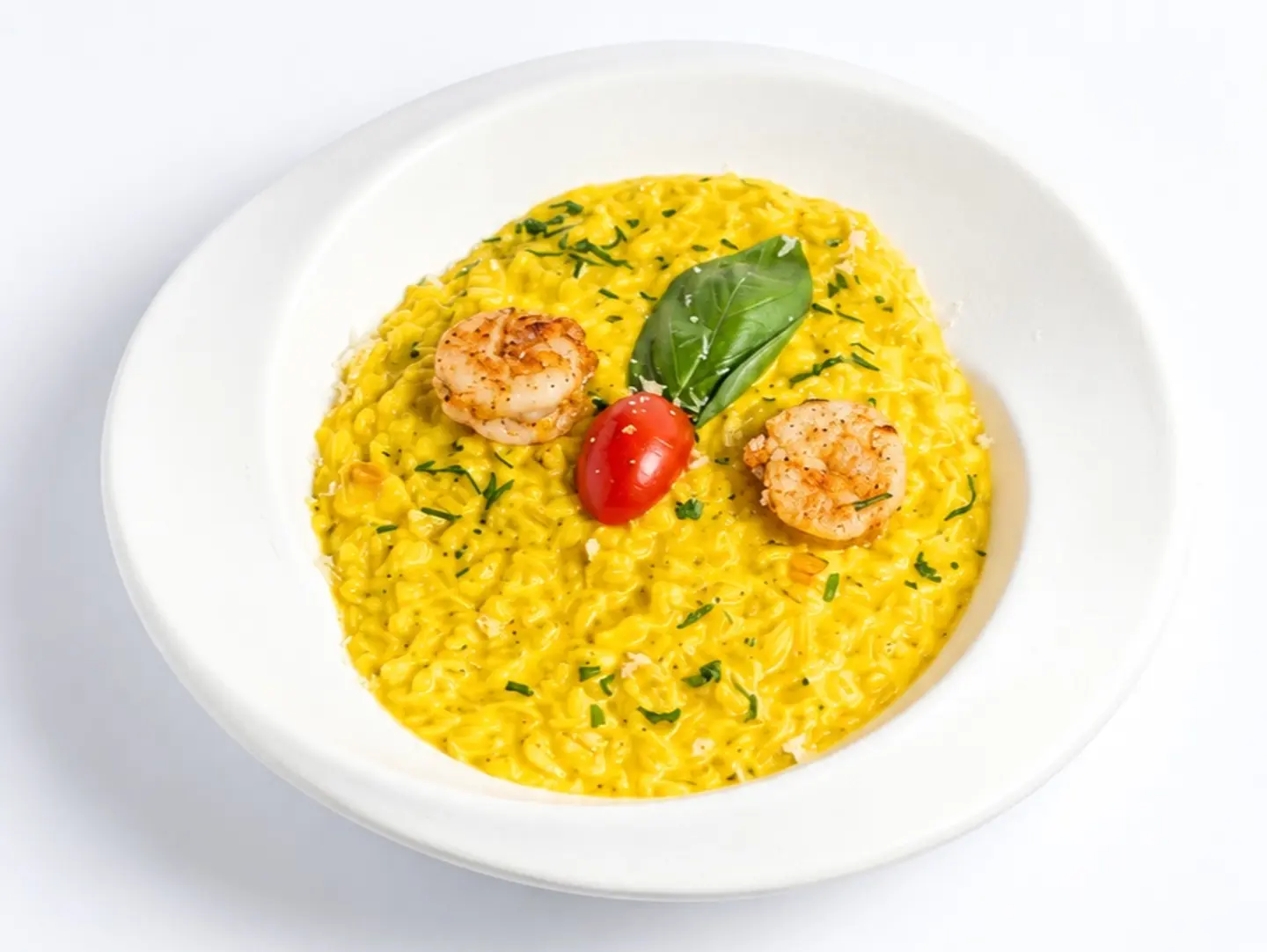 Saffron Shrimp Risotto