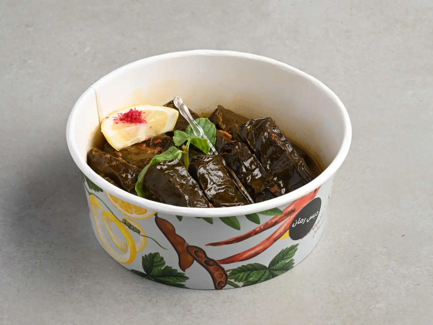 Small Grape Leaves Pomegranate Molasses