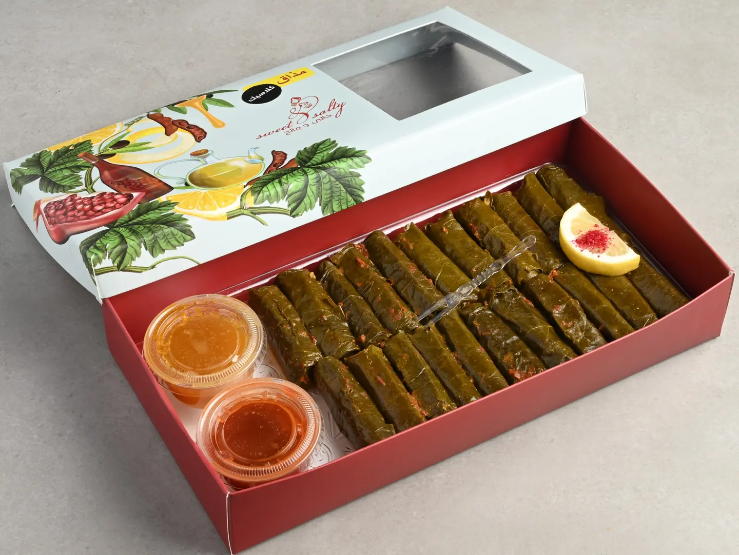 Classic Grape Leaves Carton