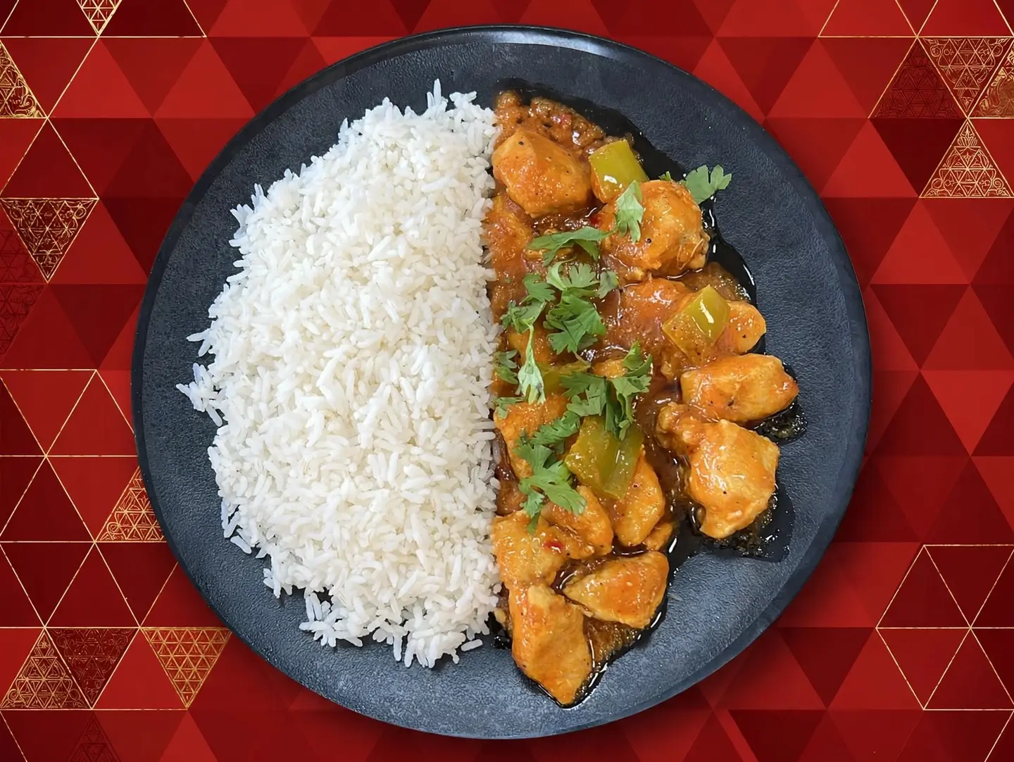 دجاج جالفريزي مع الأرز