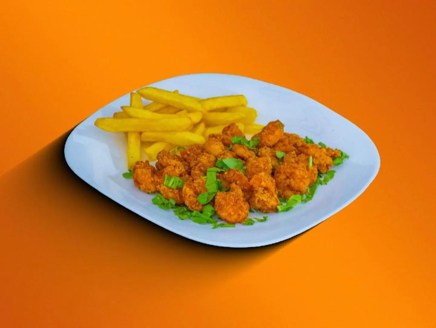 Fried Shrimp Plate - Small