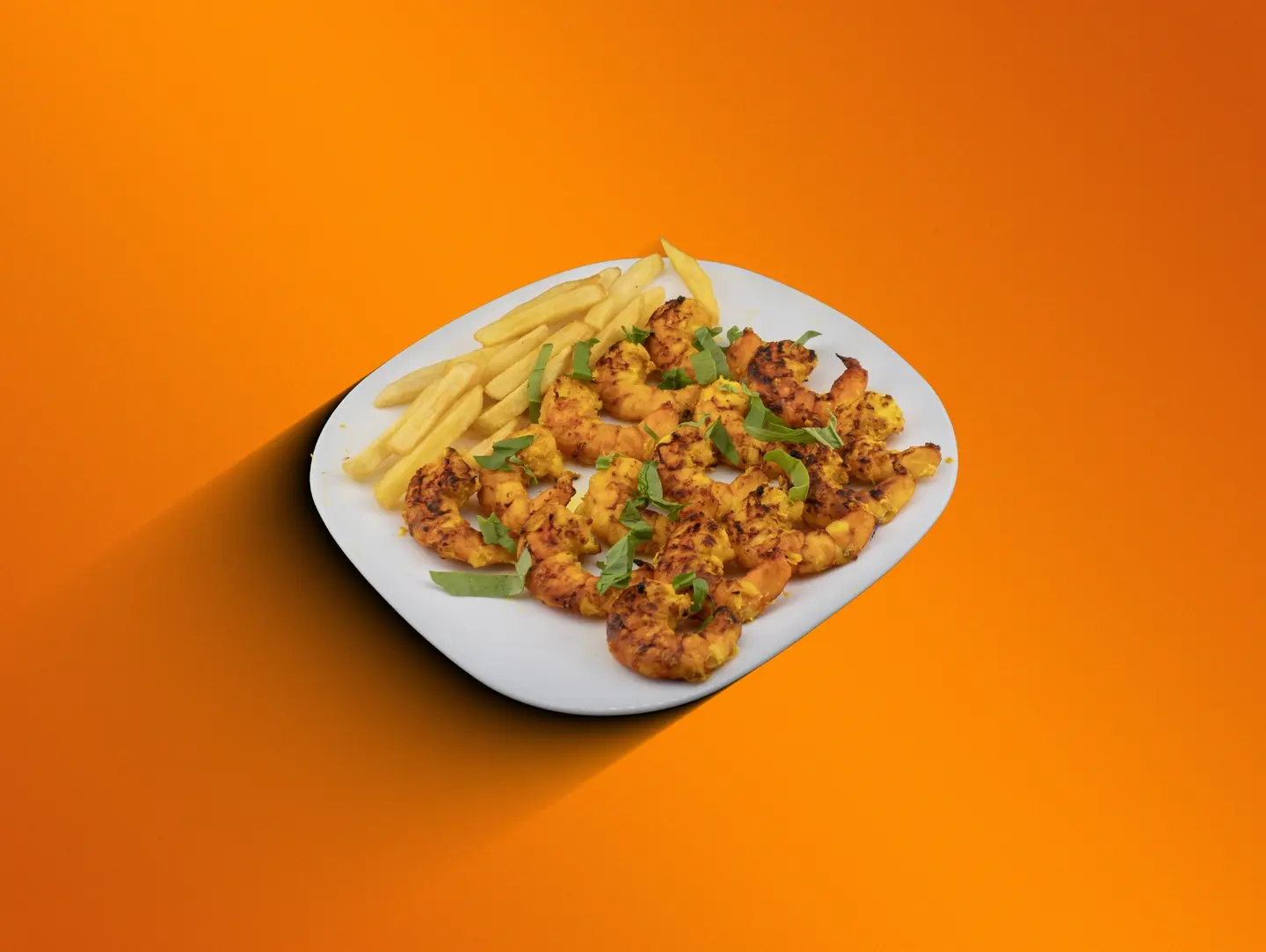 Jumbo Grilled Shrimp Plate - Medium