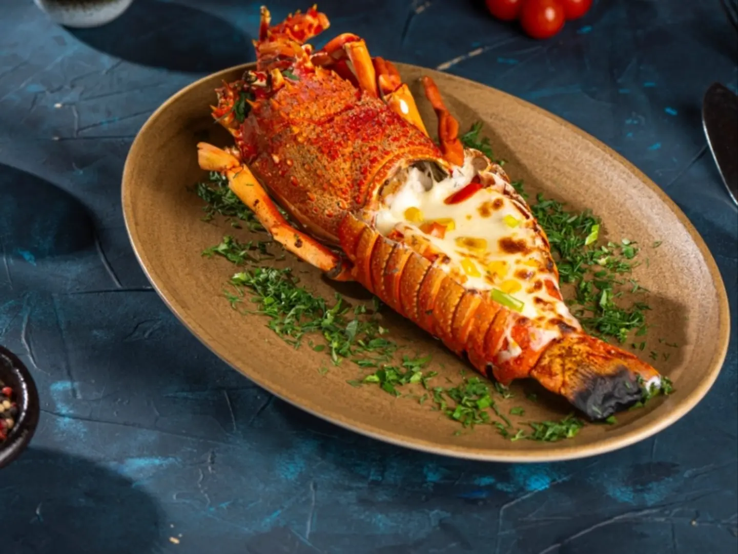 Lobster With Cream And Cheese