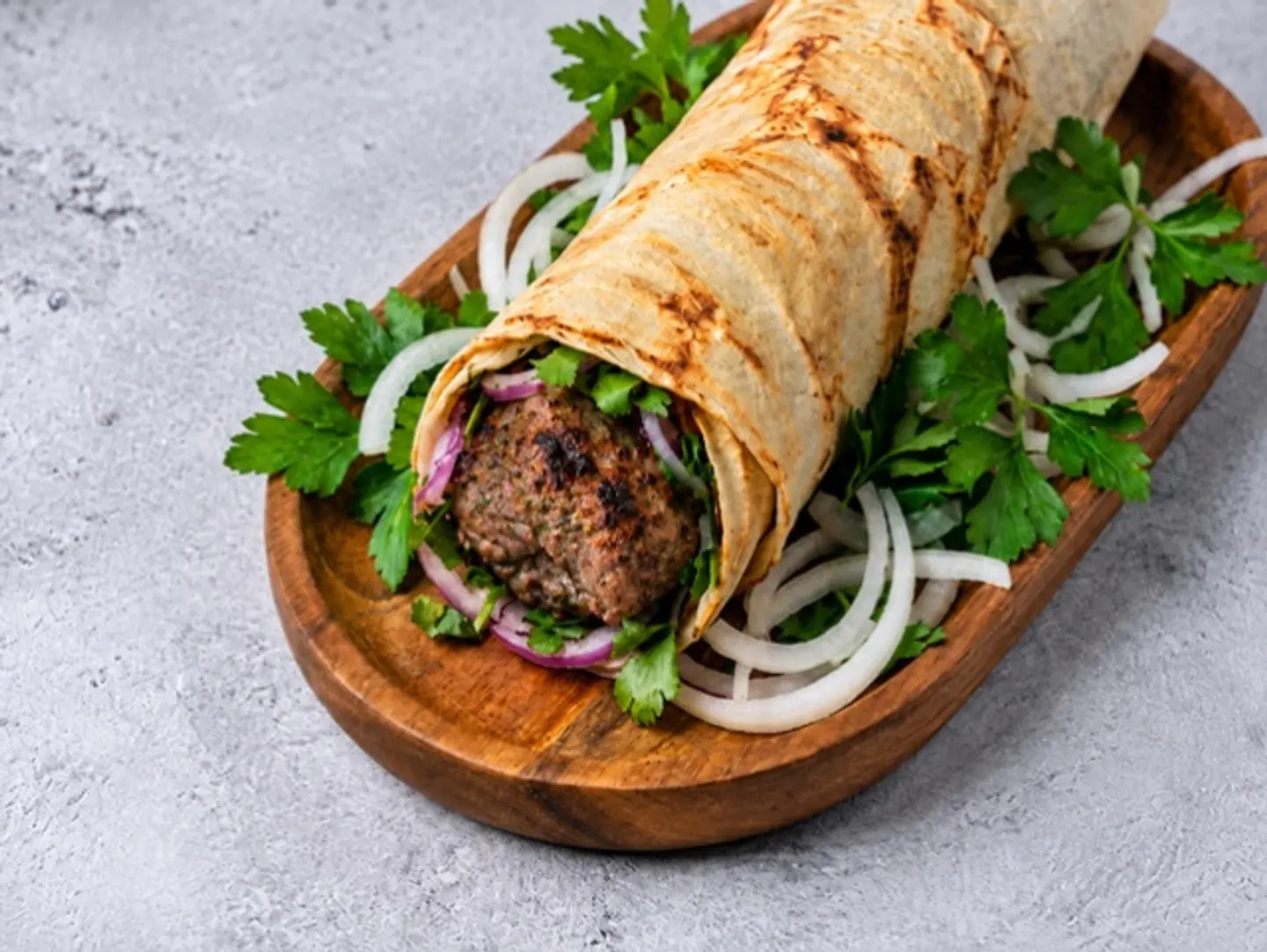 Meat Kabab Sandwich