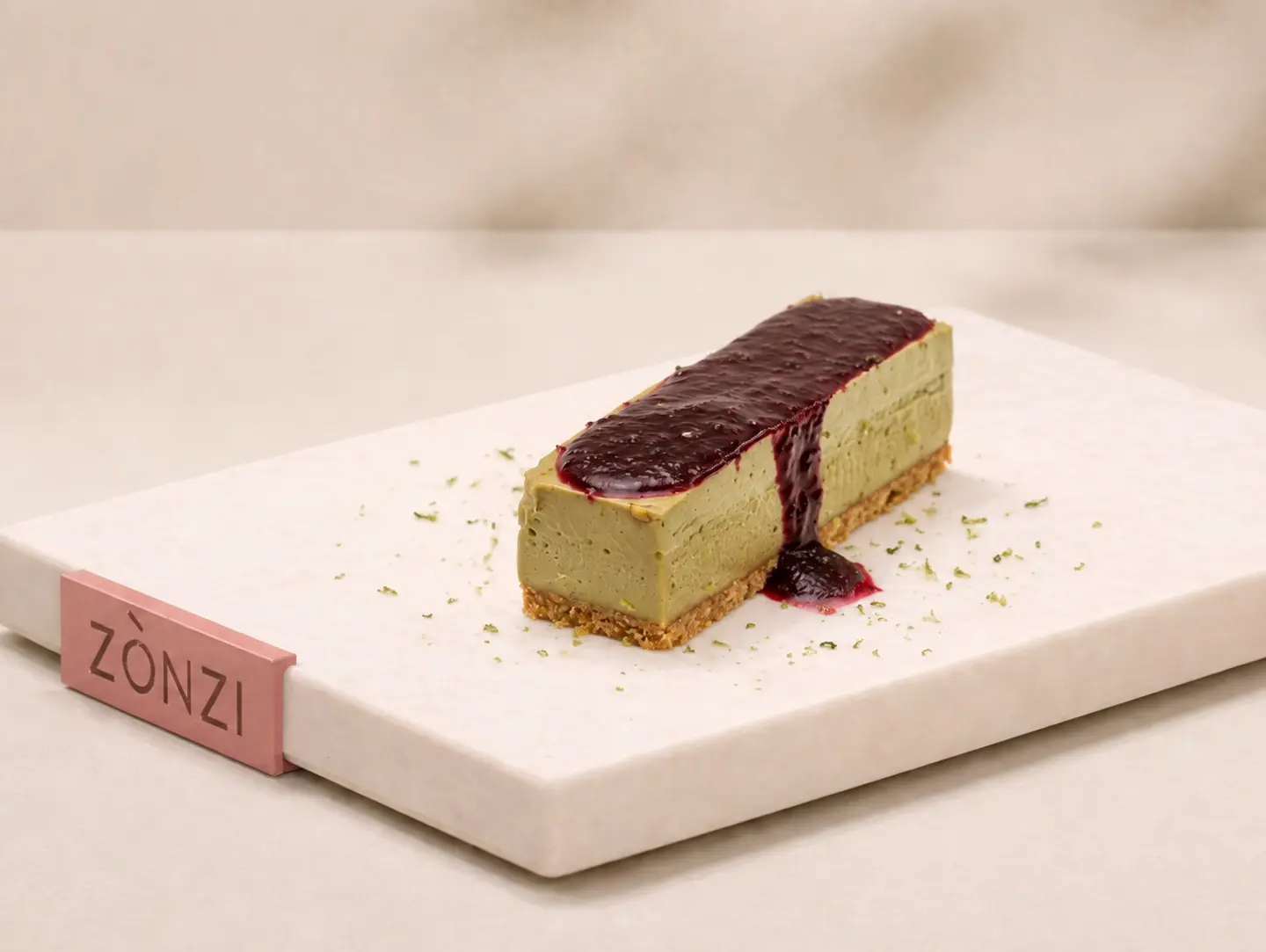 Rasperry Pistachio Cheesecake