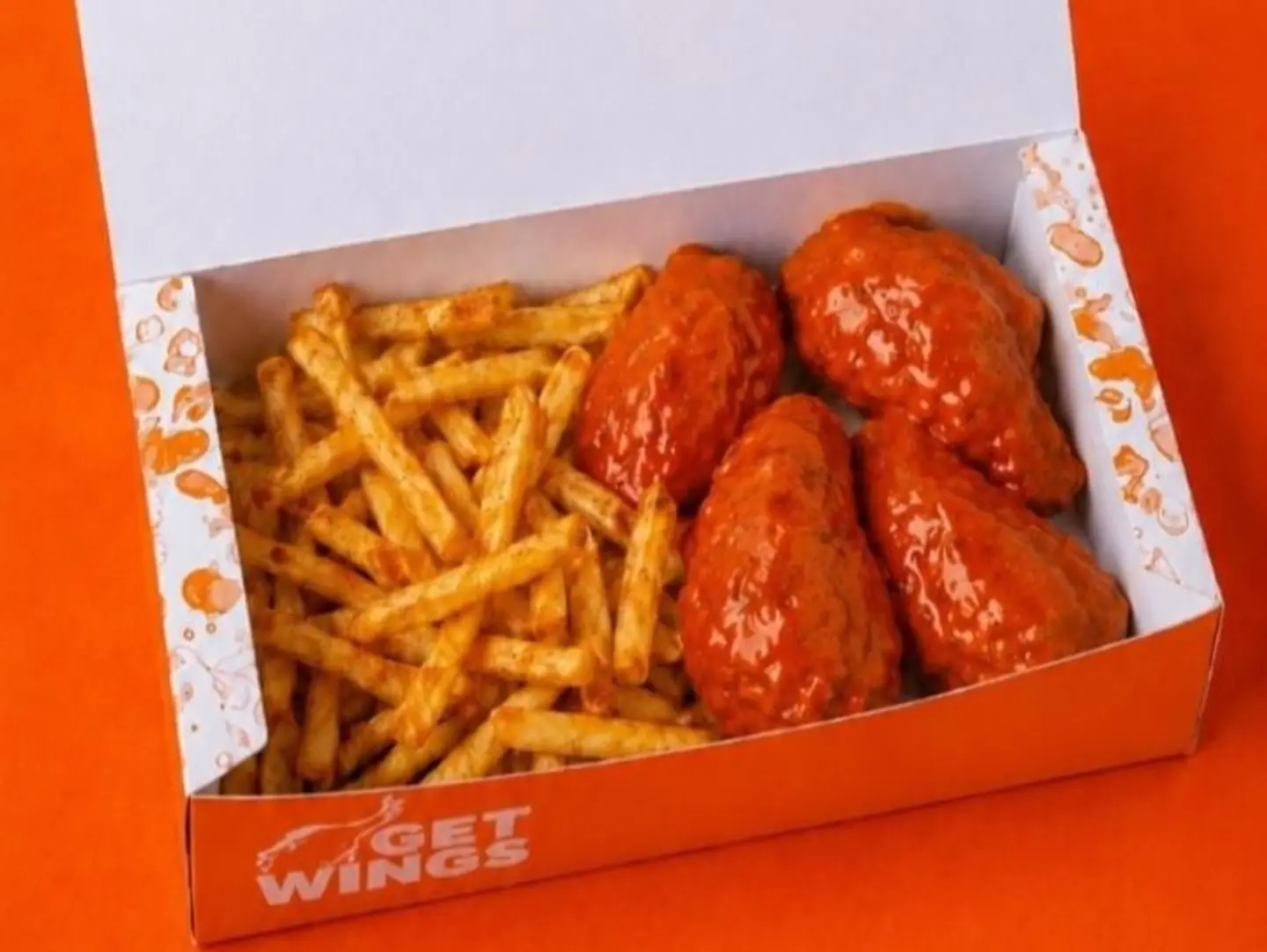 4 Piece Buffalo Wings Box