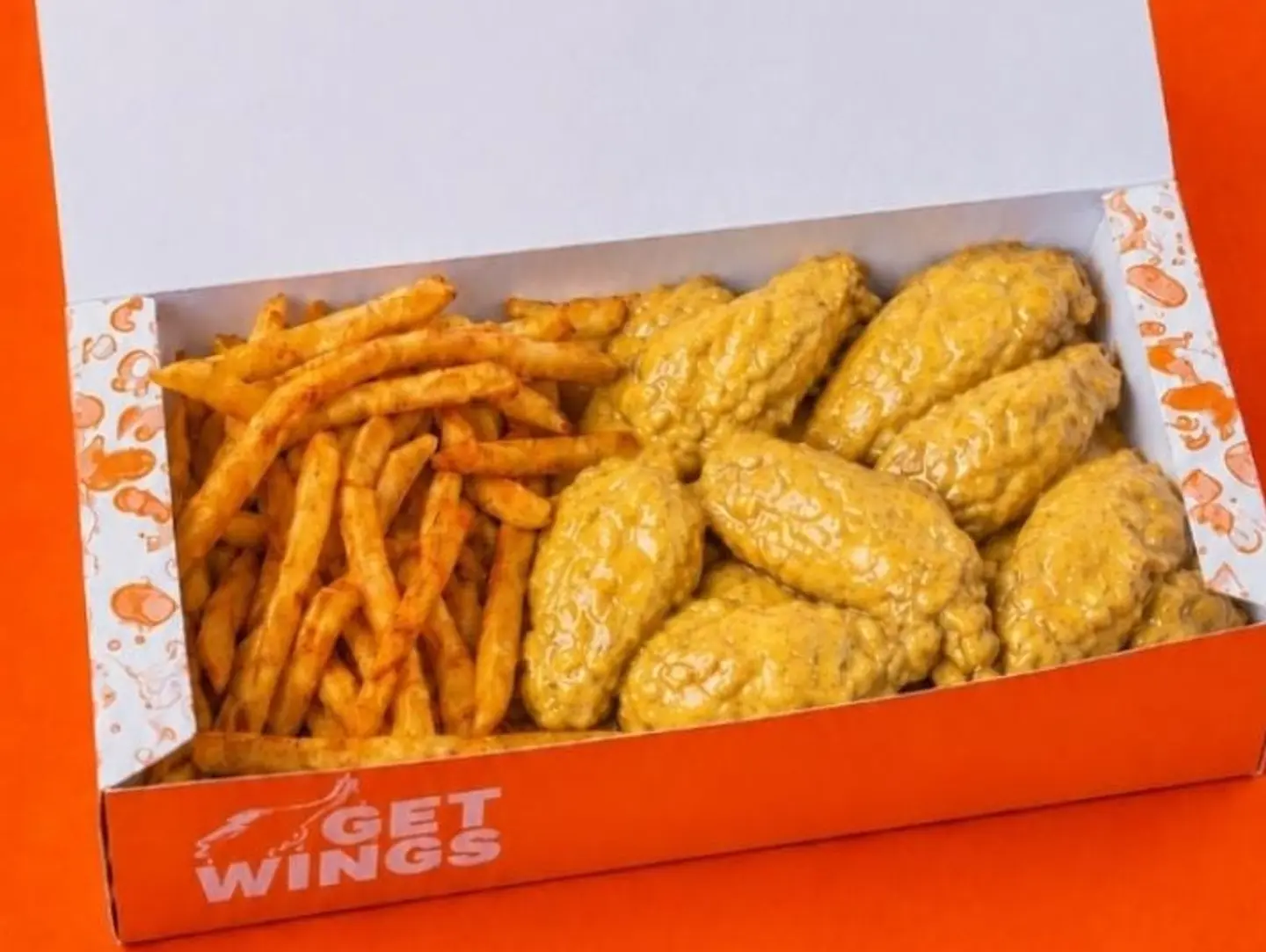 8 Piece Honey Mustard Wings Box