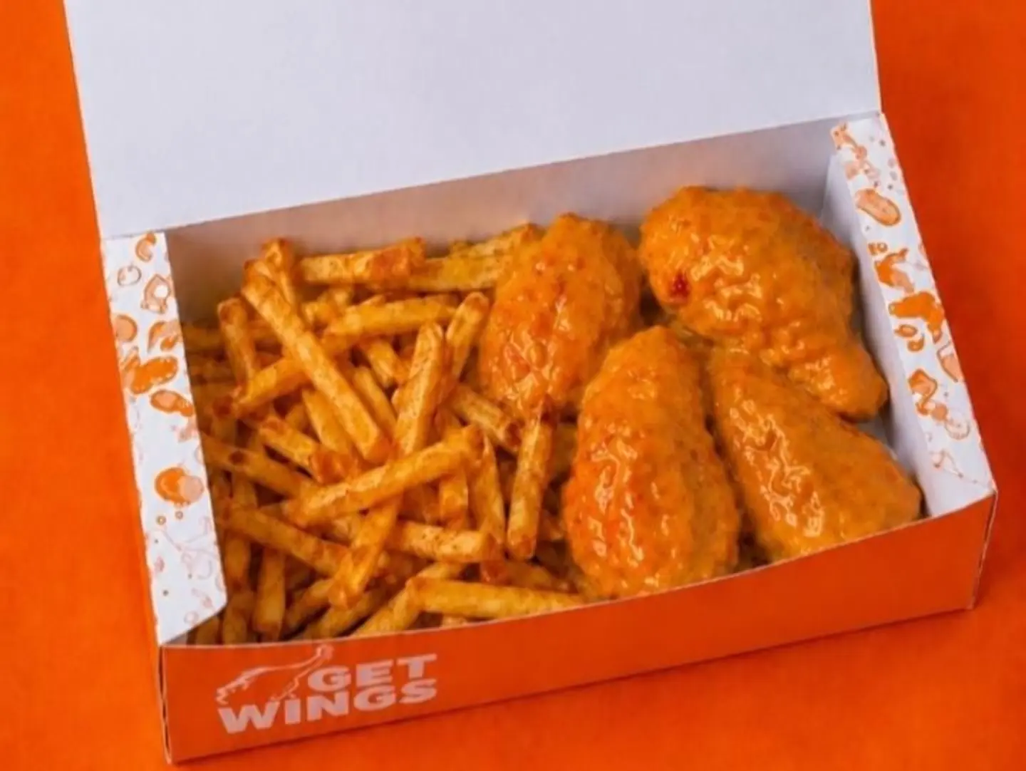 4 Piece Mango Habanero Wings Box