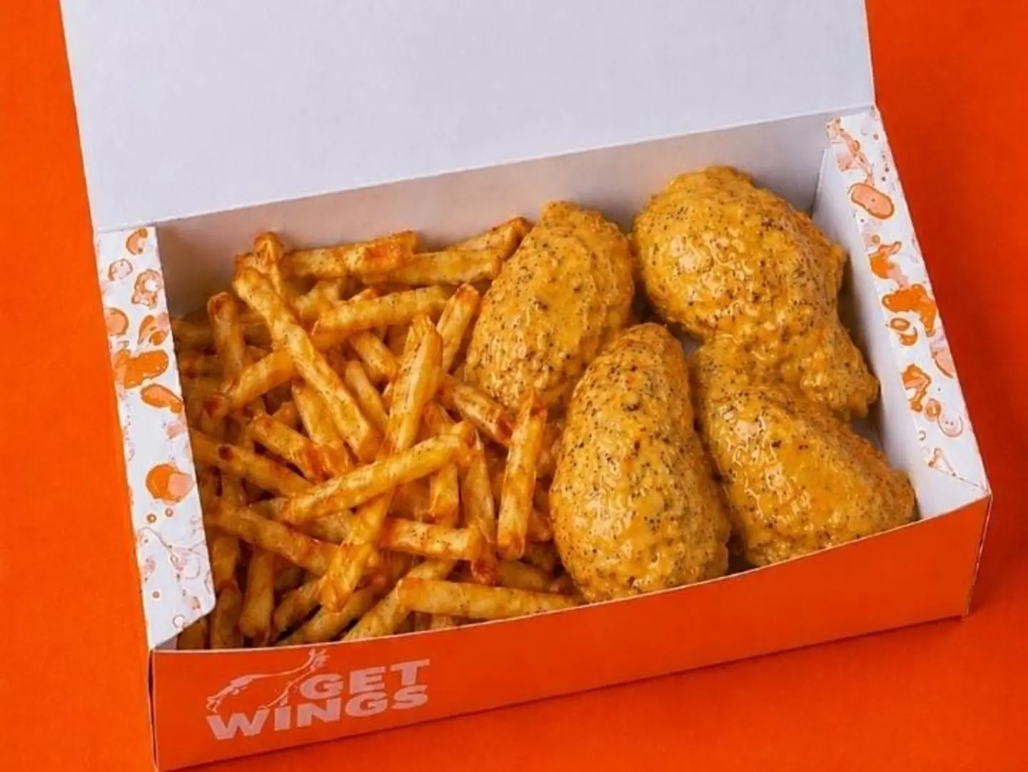 4 Piece Lemon & Black Pepper Wings Box