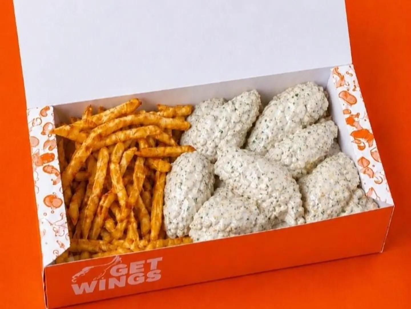 8 Piece Garlic Parmesan Wings Box