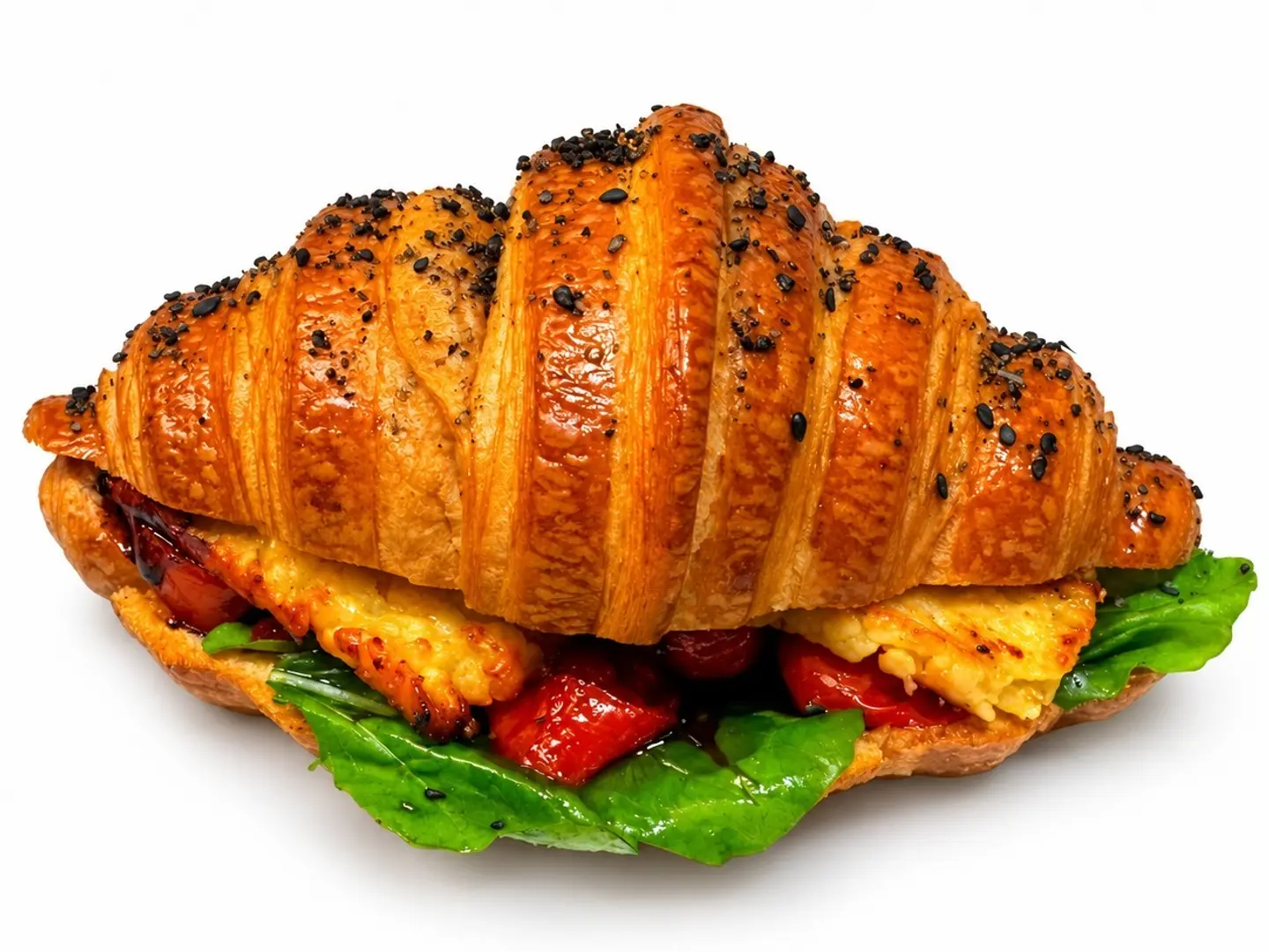 Halloumi Croissant Sandwich