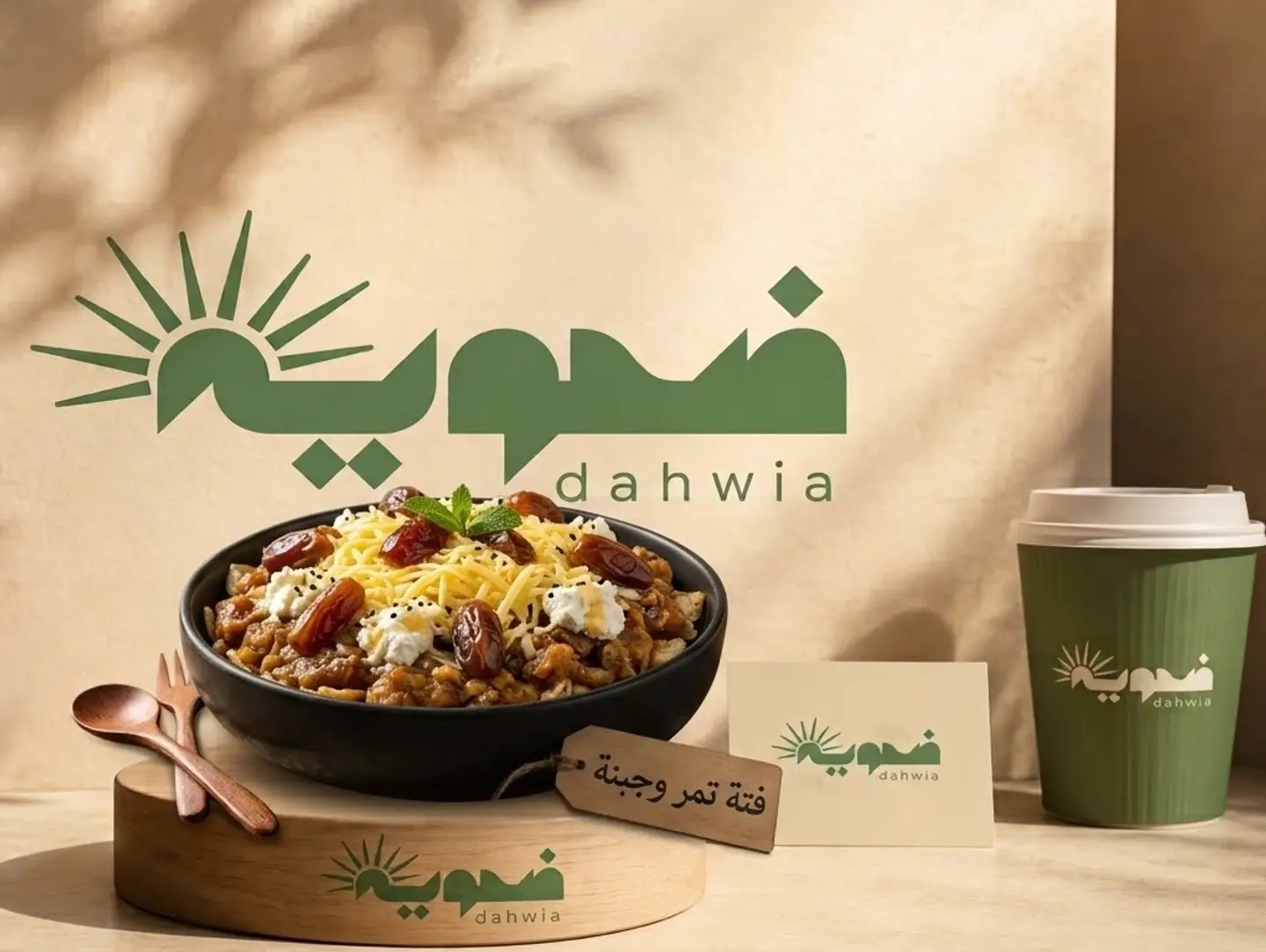 Date Cheese Fatteh