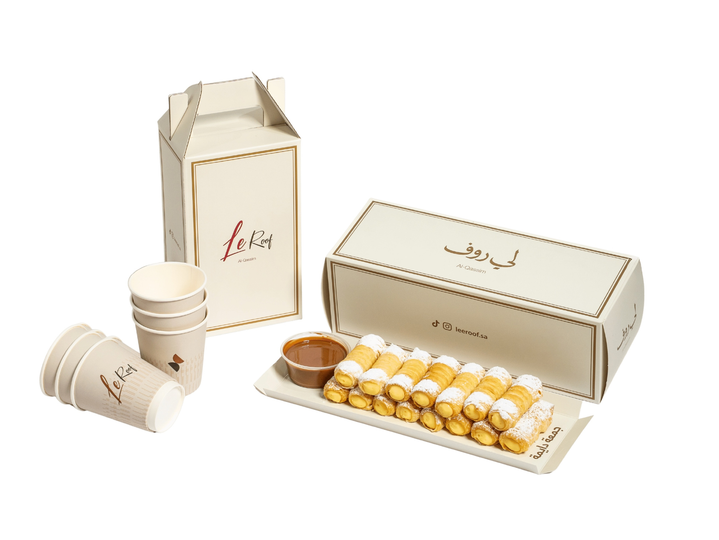 Box Coffee Day + Box Custard Roll