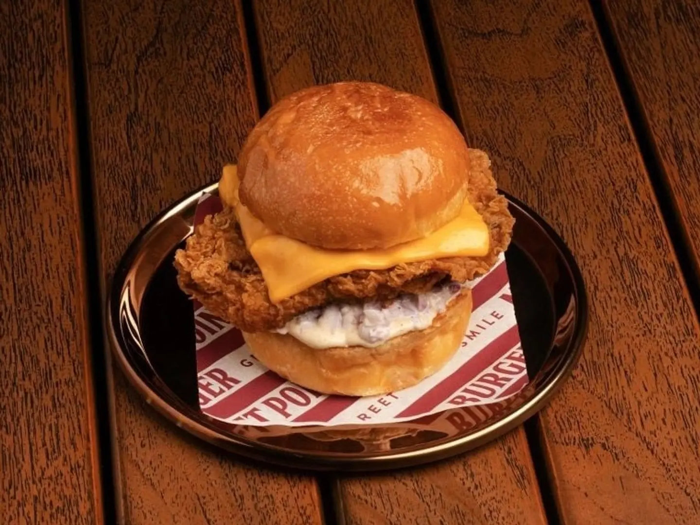 Korean Chicken Burger