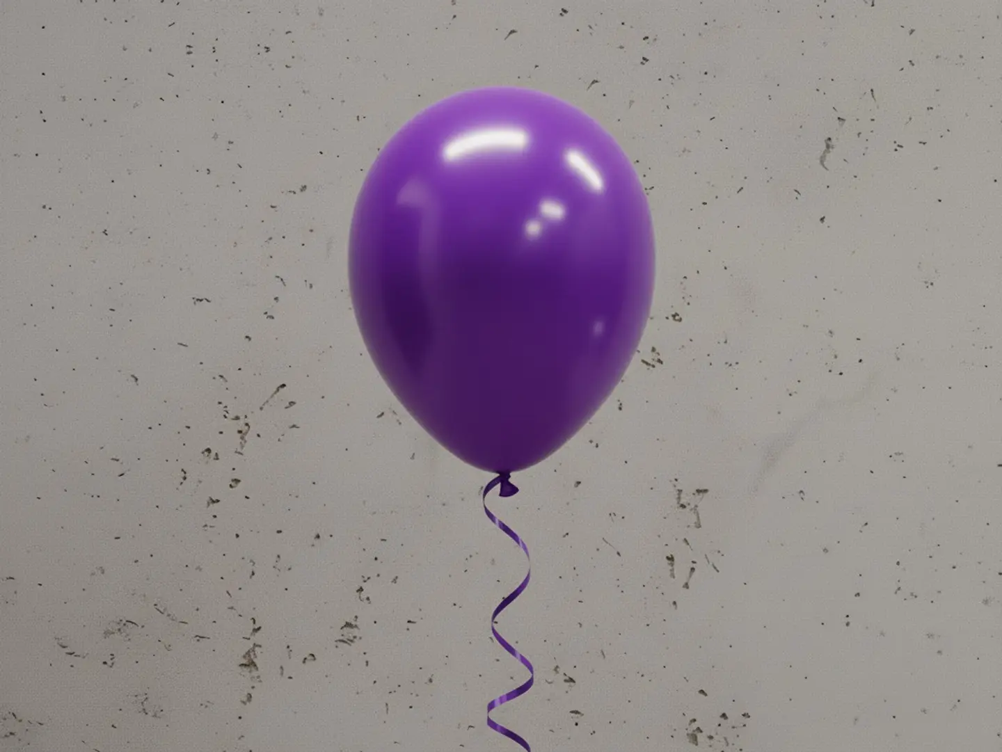 Purple Helium Balloon