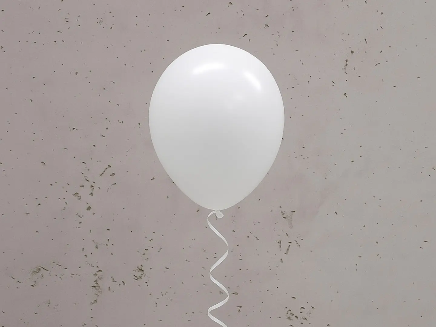 White Helium Balloon